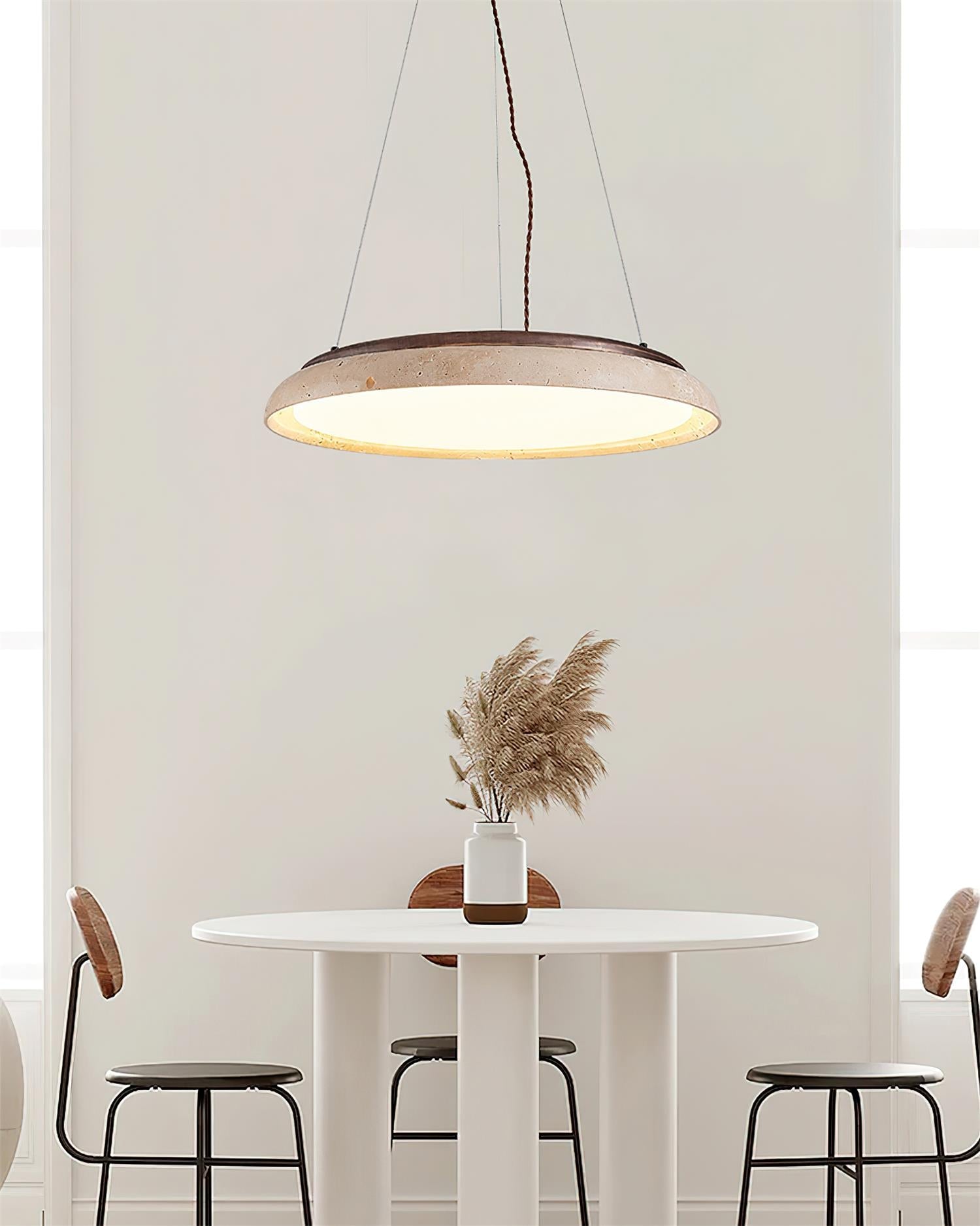 Ritta Piedra Travertine Pendant Light - Neutralighting
