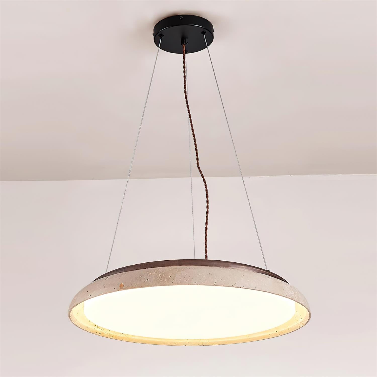Ritta Piedra Travertine Pendant Light - Neutralighting
