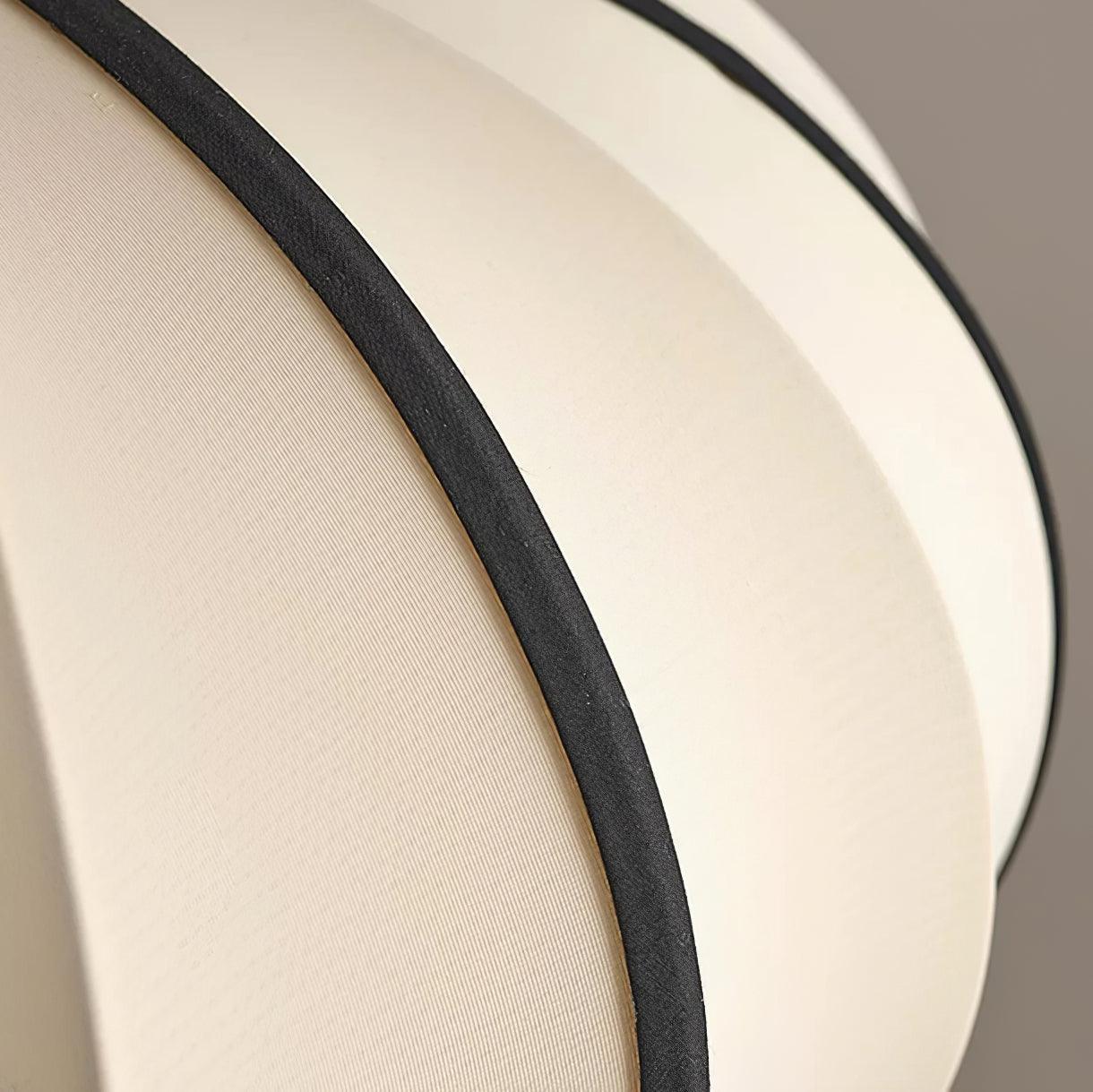 Pendant Lamp Fabric Lantern Shade Metal Frame Vintage - Neutralighting