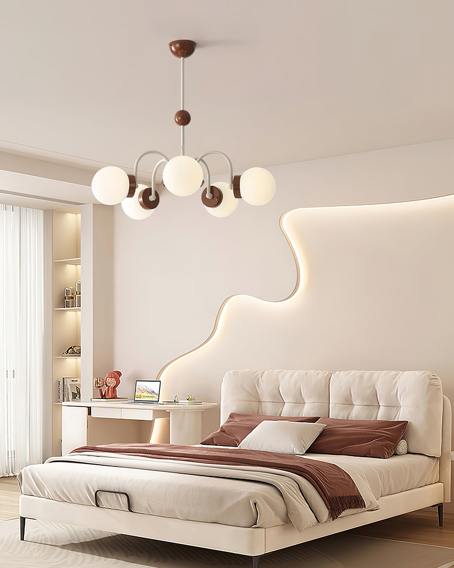 Pivone 8-Light Globe Chandelier - Neutralighting