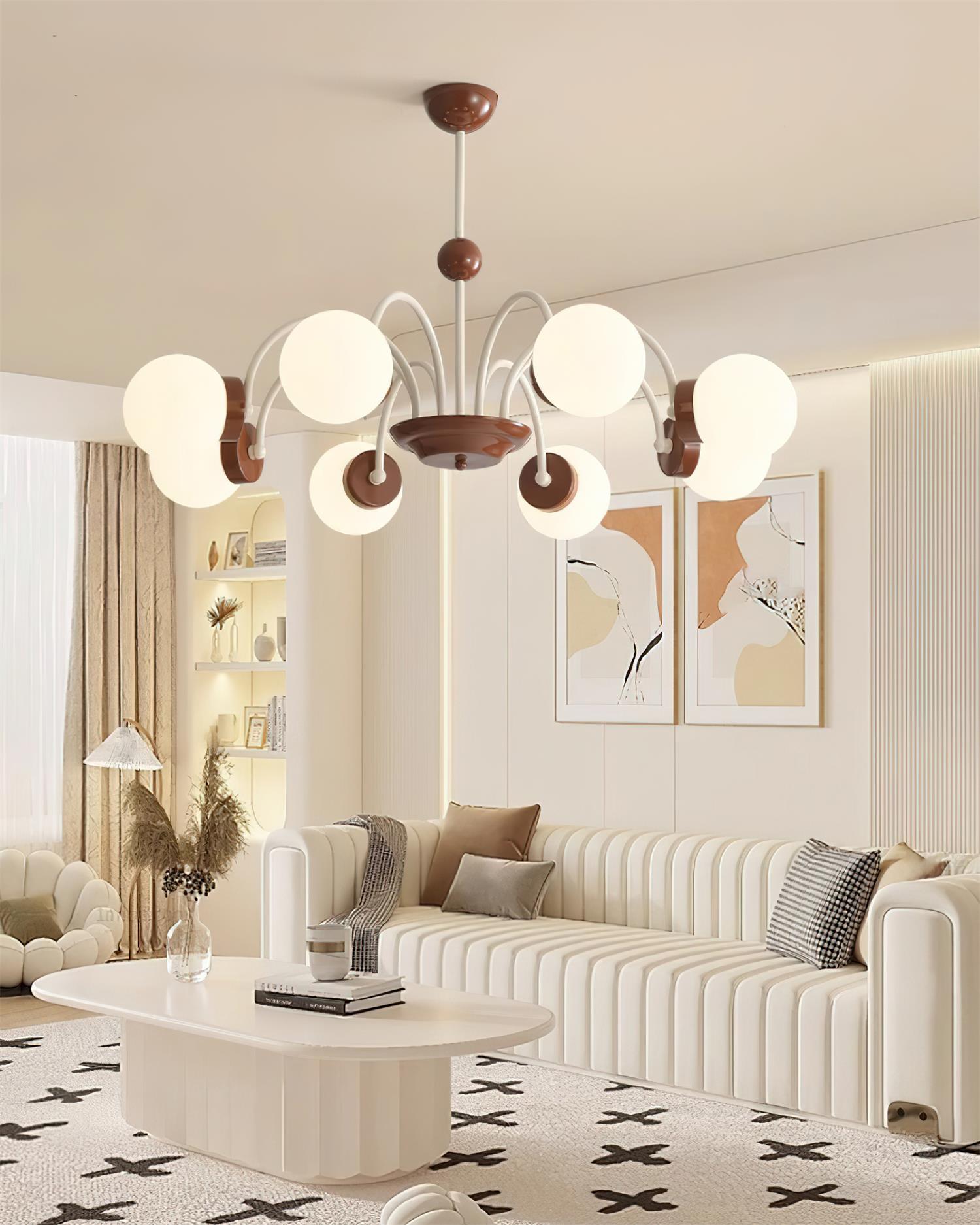 Pivone 8-Light Globe Chandelier - Neutralighting