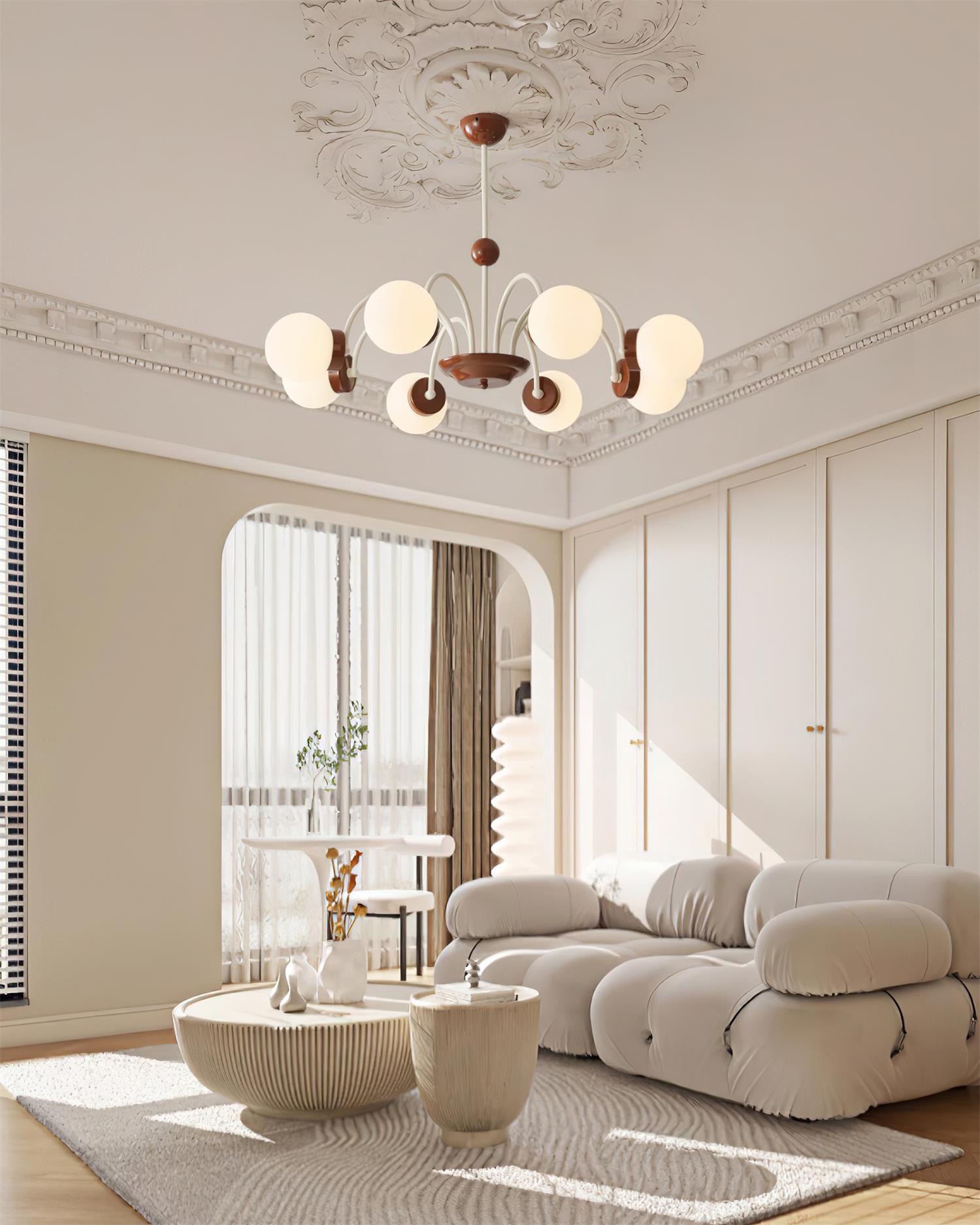 Pivone 8-Light Globe Chandelier - Neutralighting