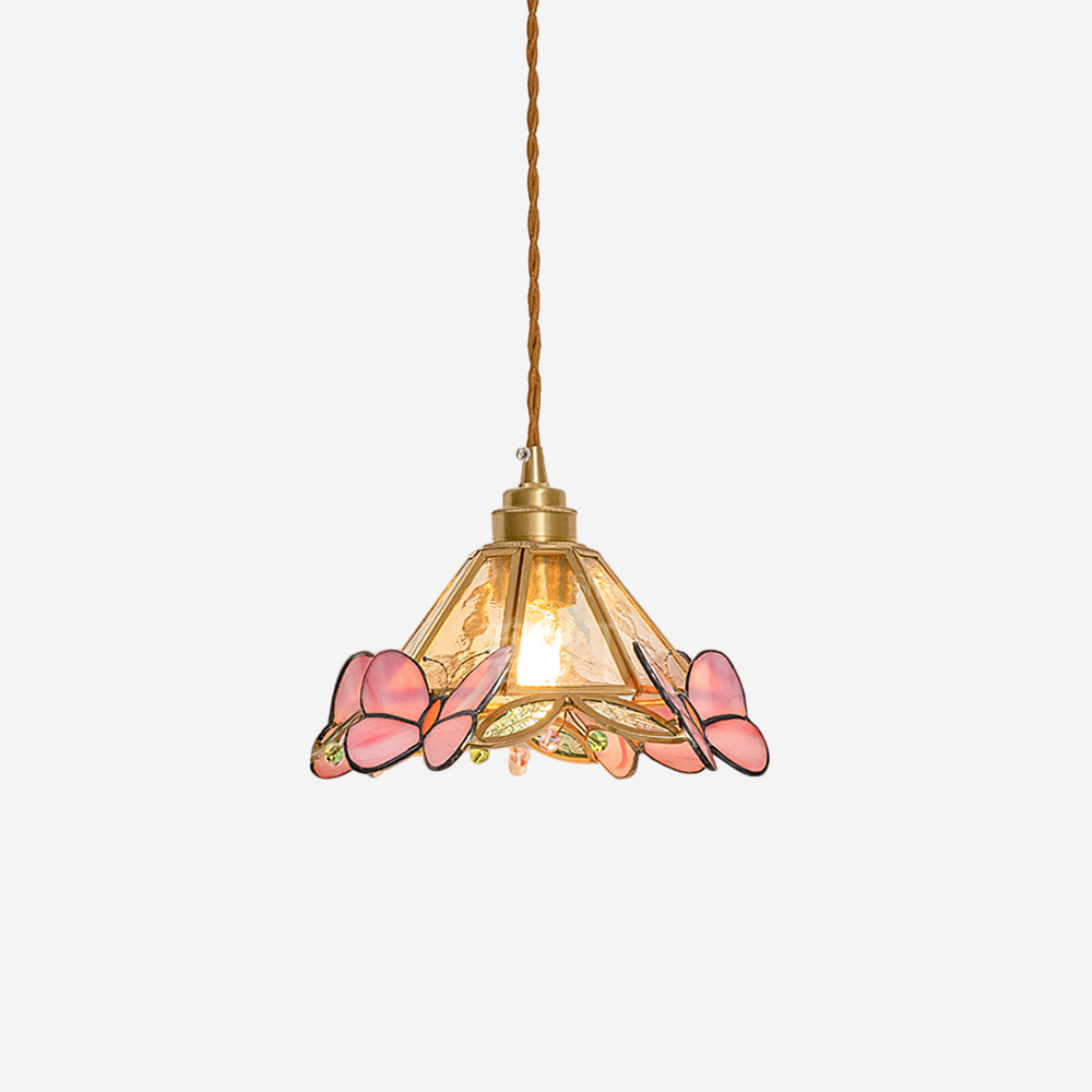 Tiffany Butterfly Stained GlassPendant Light - Neutralighting
