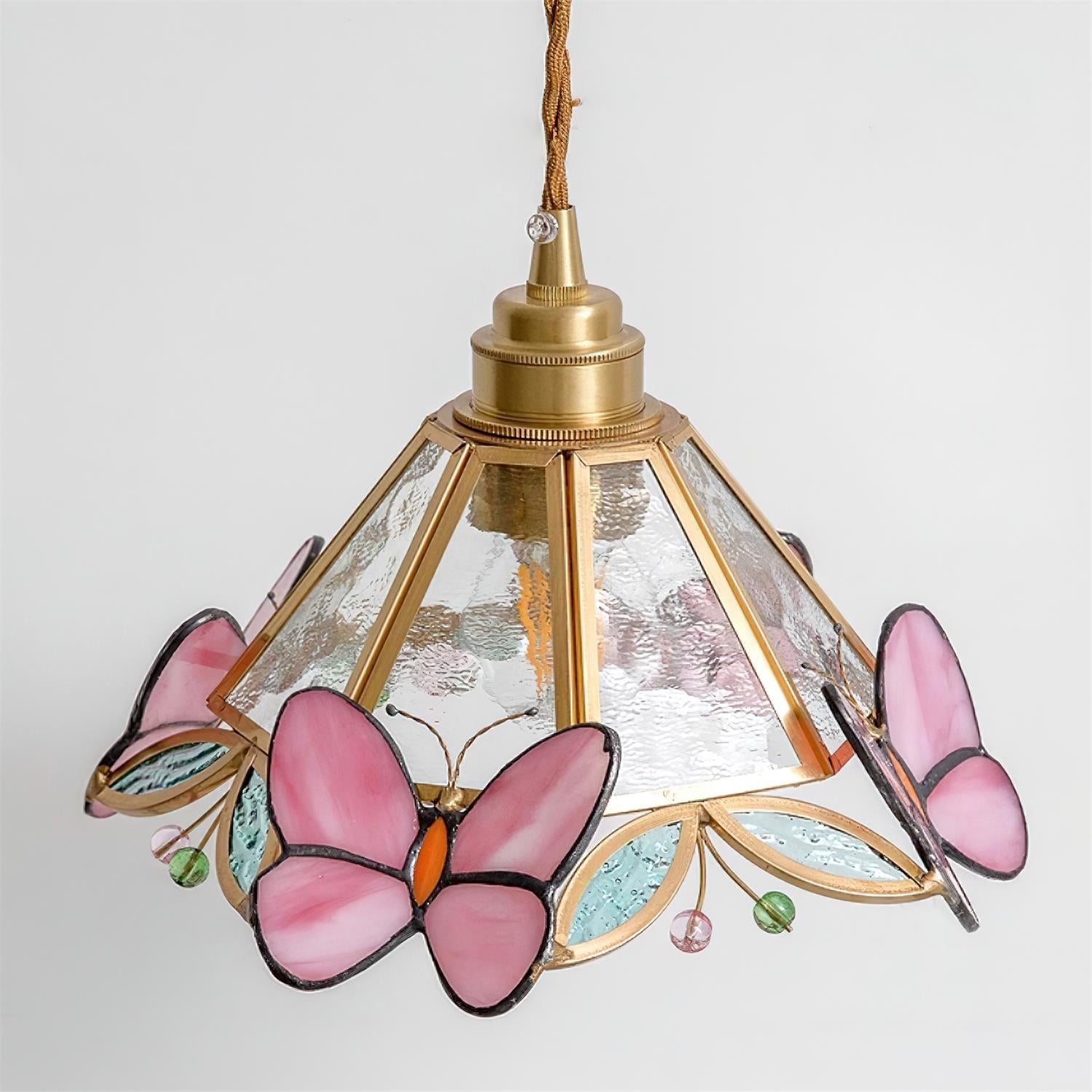 Tiffany Butterfly Stained GlassPendant Light - Neutralighting