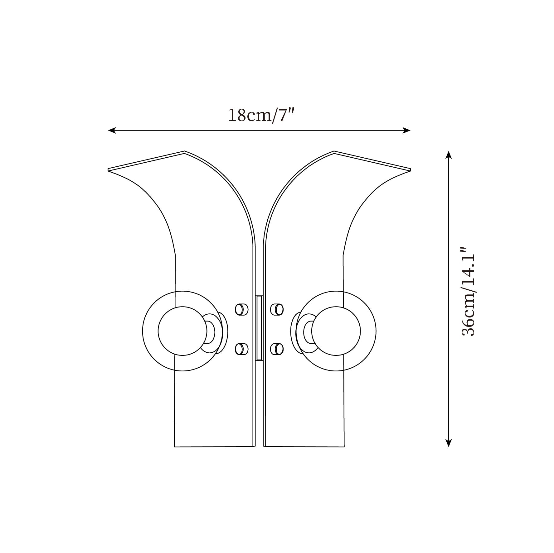 Wall Light Textured Glass Panels Dual Globes - Neutralighting