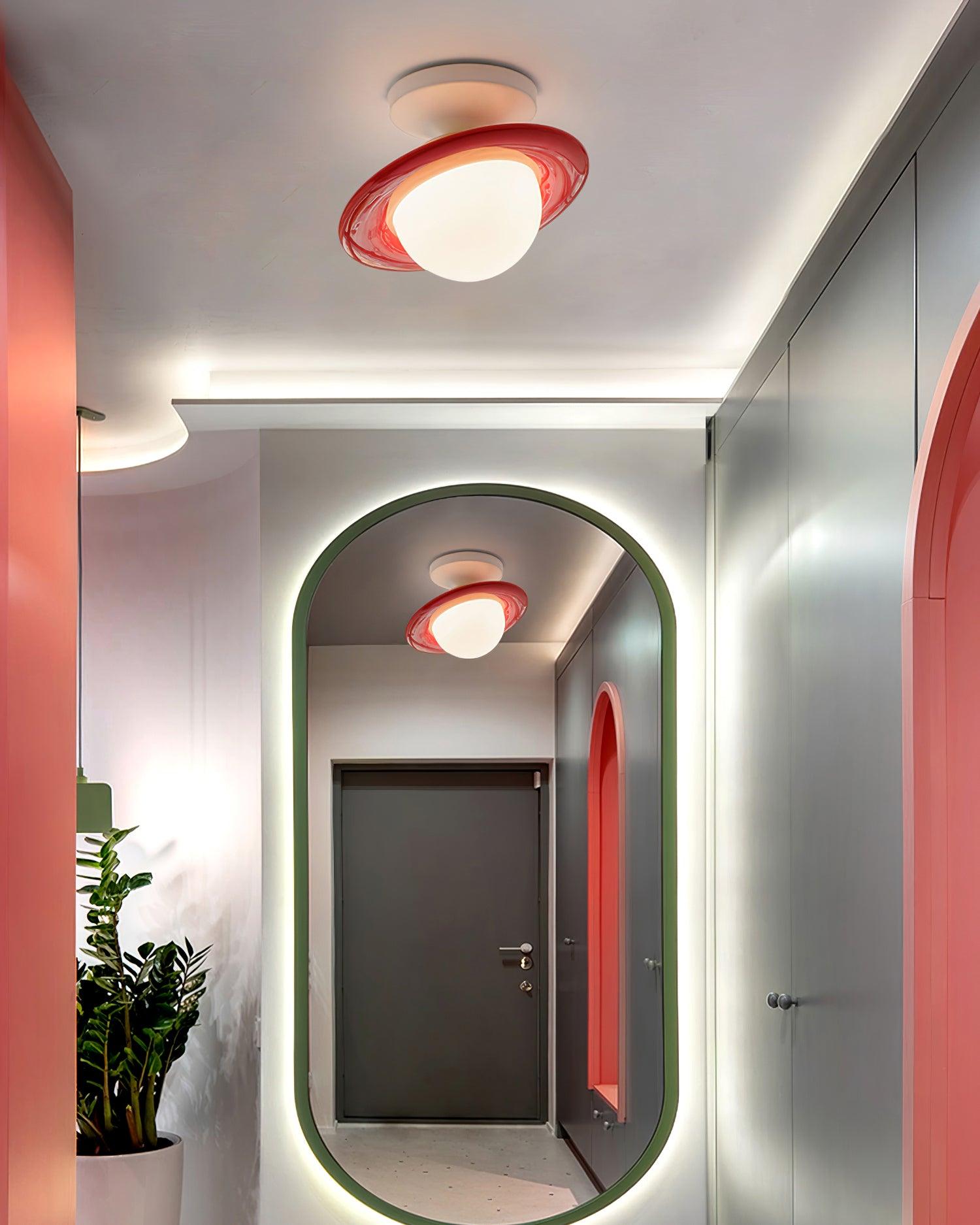 Ceiling Light Playful Planet Shape Soft Glow Whimsical Modern - Neutralighting