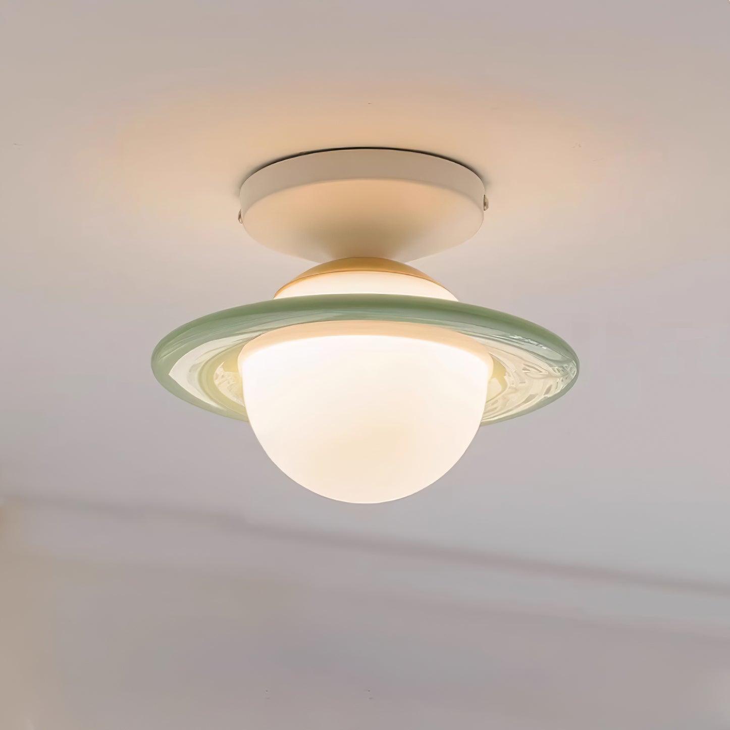Ceiling Light Playful Planet Shape Soft Glow Whimsical Modern - Neutralighting
