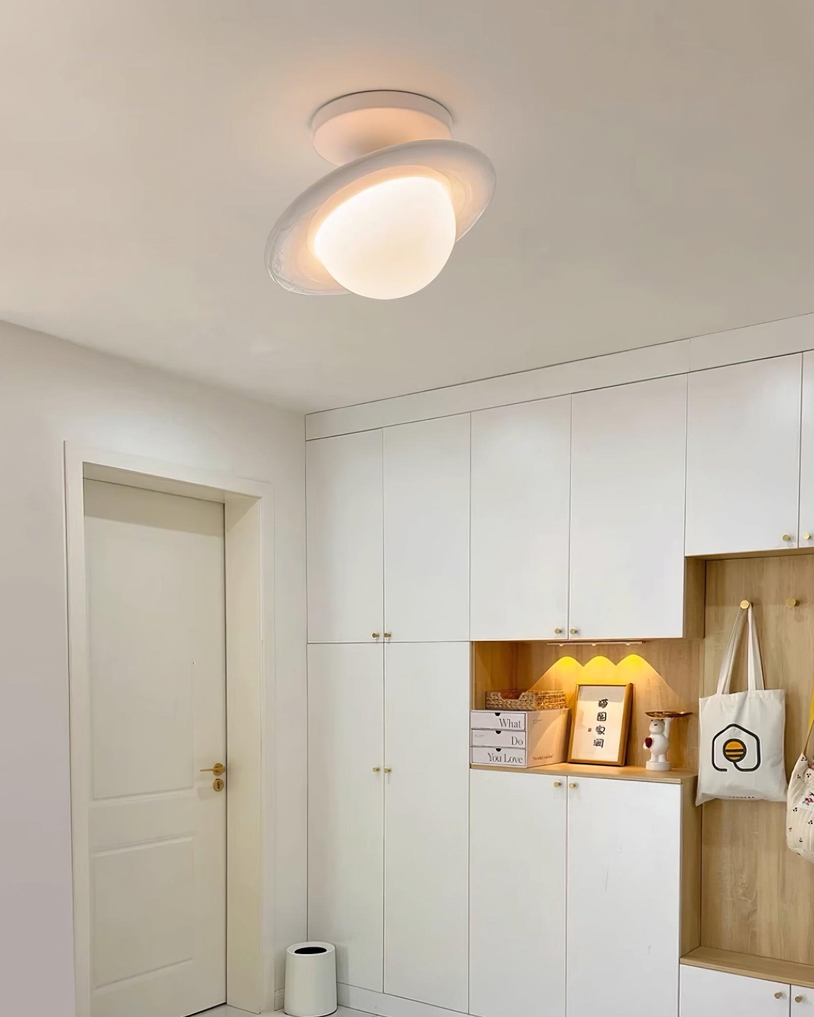 Ceiling Light Playful Planet Shape Soft Glow Whimsical Modern - Neutralighting