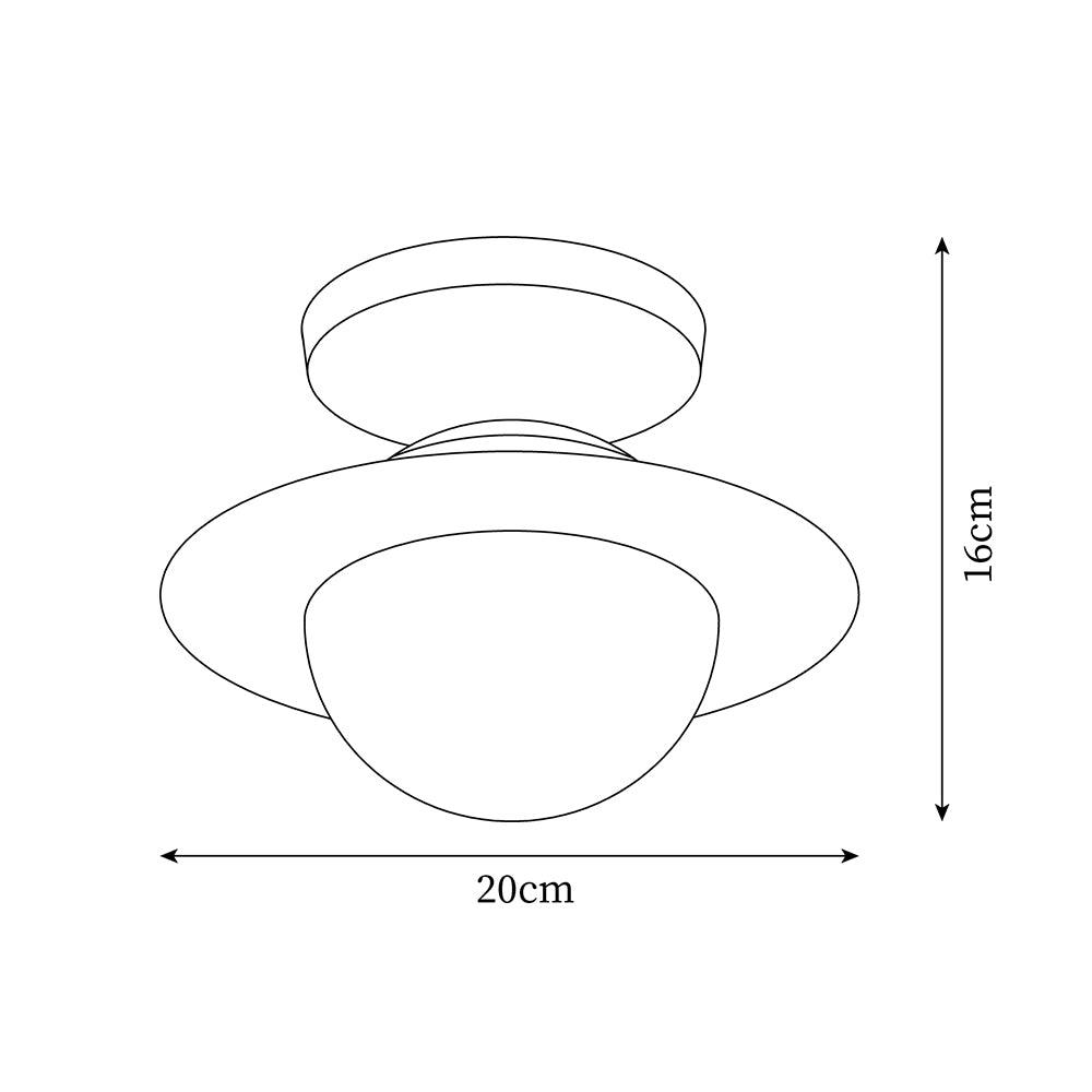 Ceiling Light Playful Planet Shape Soft Glow Whimsical Modern - Neutralighting