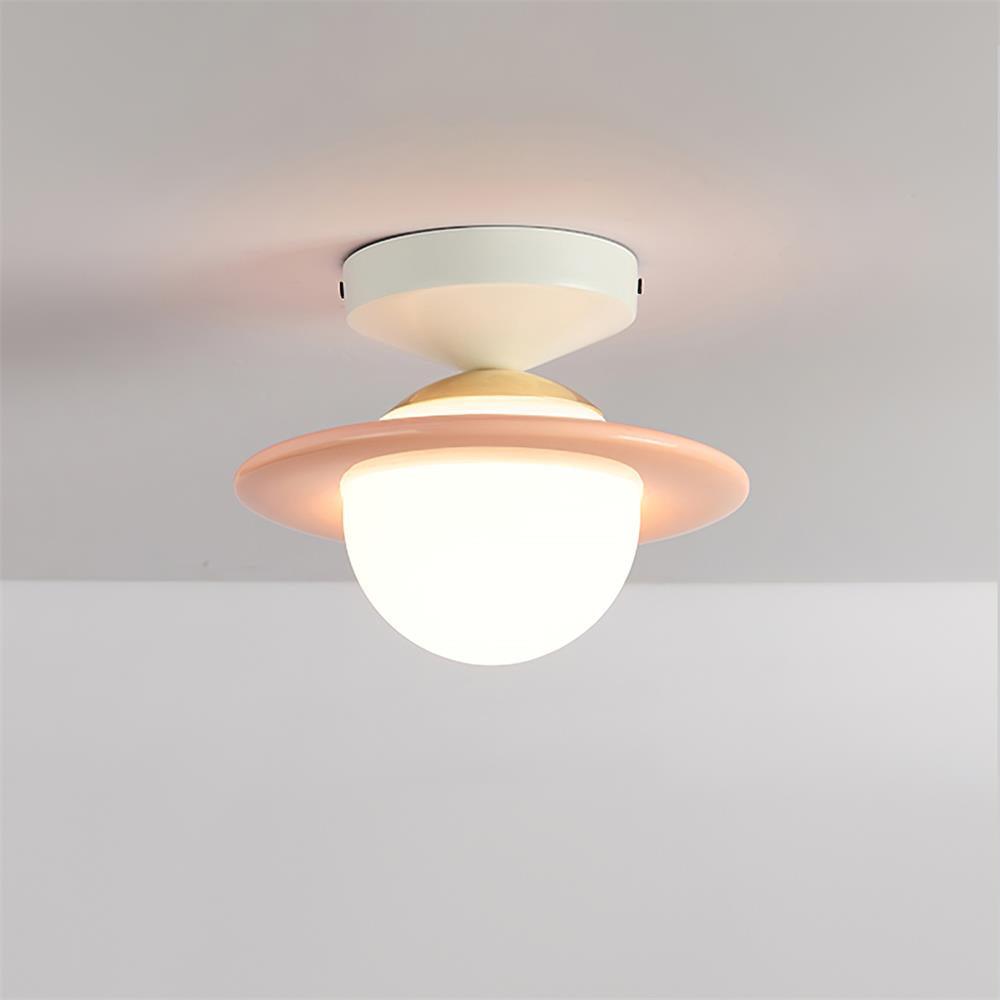 Ceiling Light Playful Planet Shape Soft Glow Whimsical Modern - Neutralighting