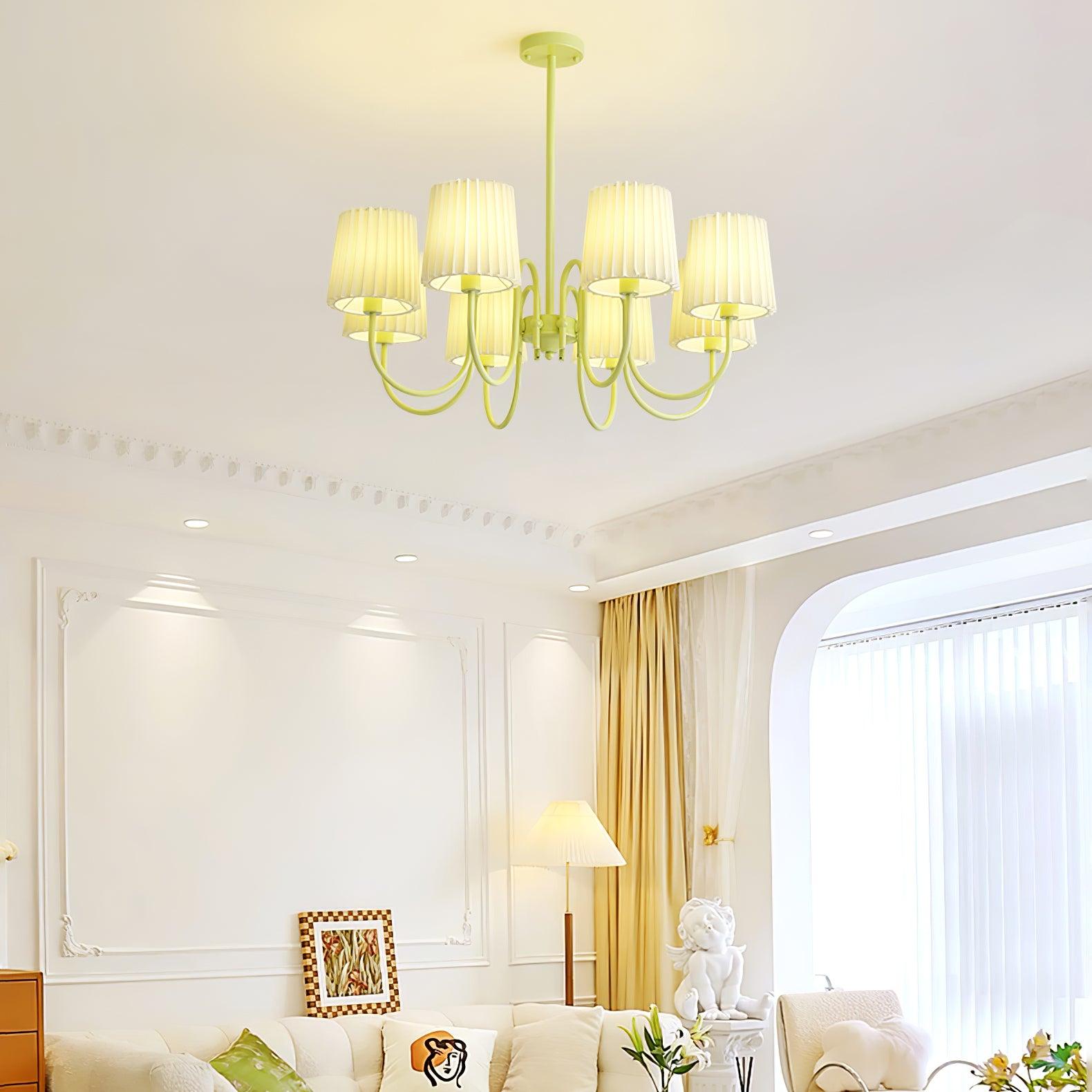 Isolora Fabric Chandelier - Neutralighting