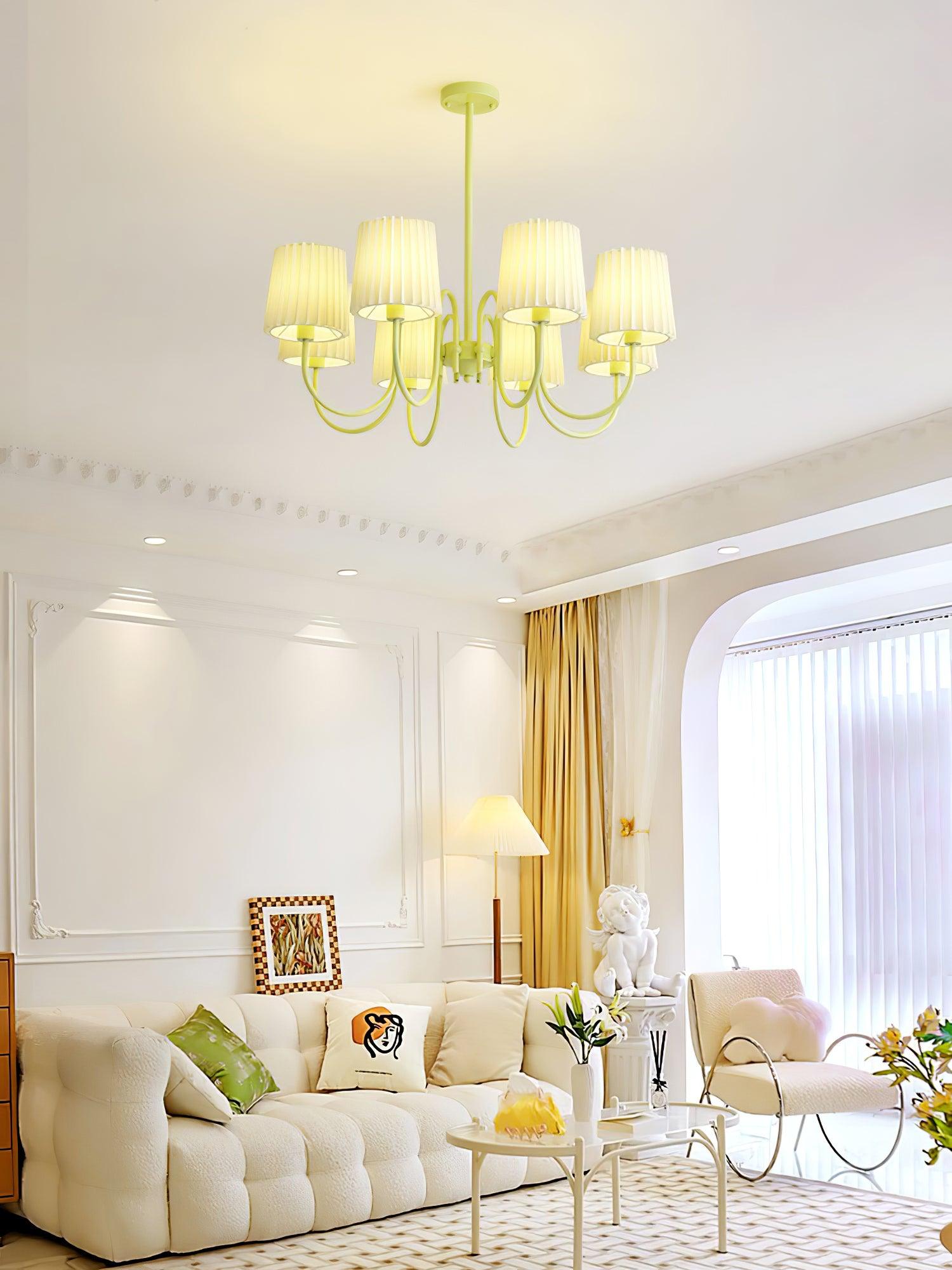 Isolora Fabric Chandelier - Neutralighting