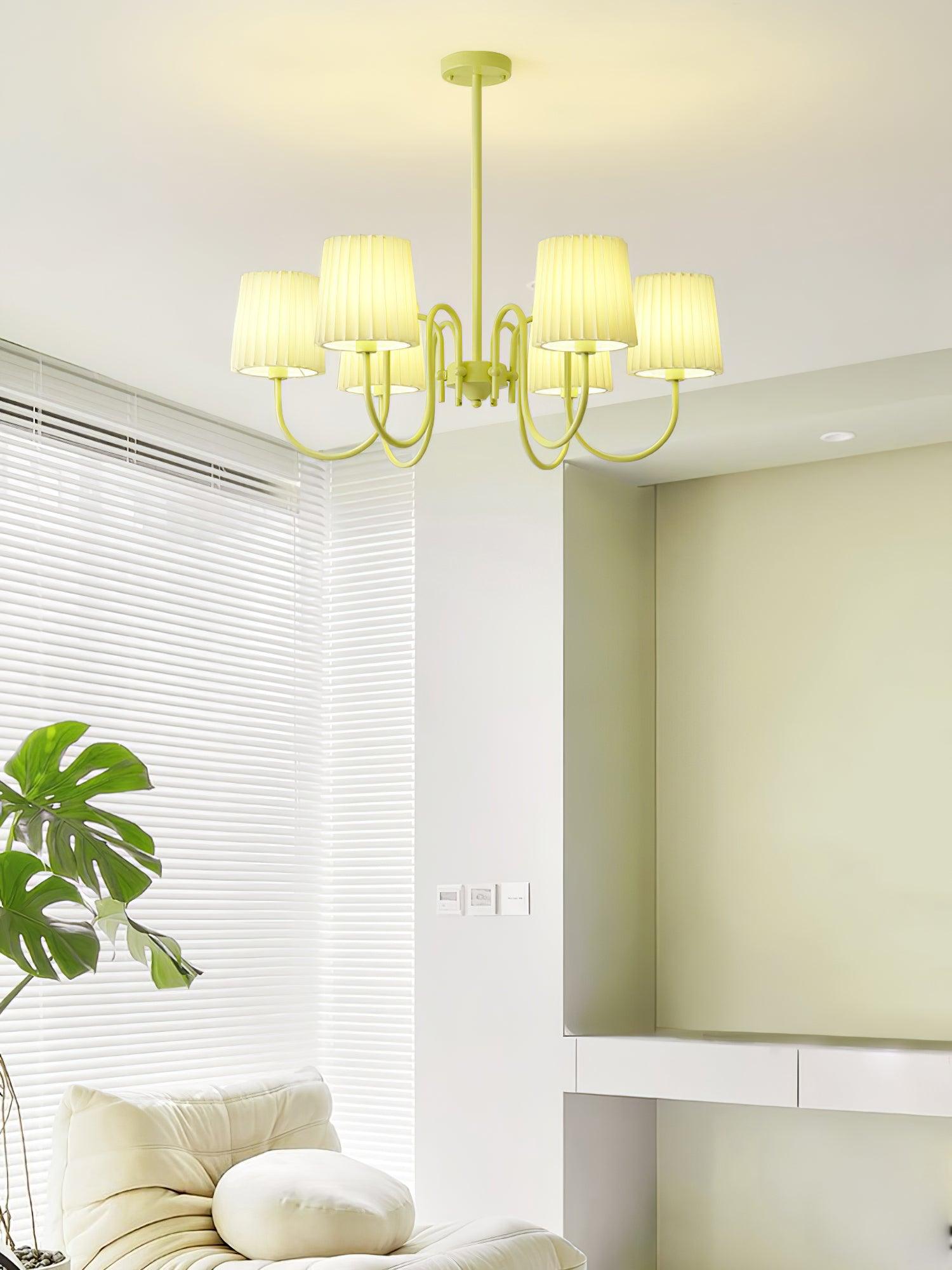 Isolora Fabric Chandelier - Neutralighting