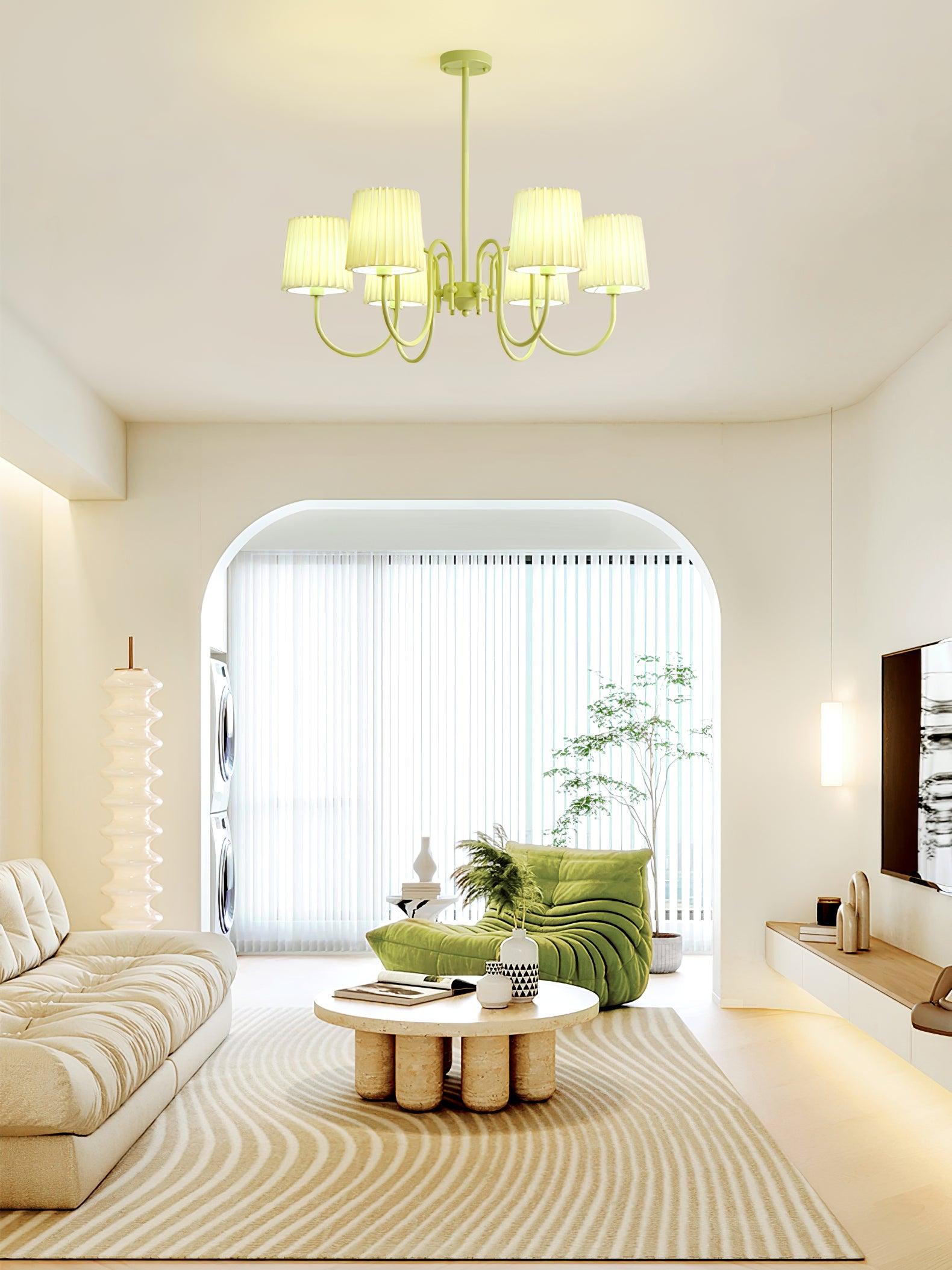 Isolora Fabric Chandelier - Neutralighting