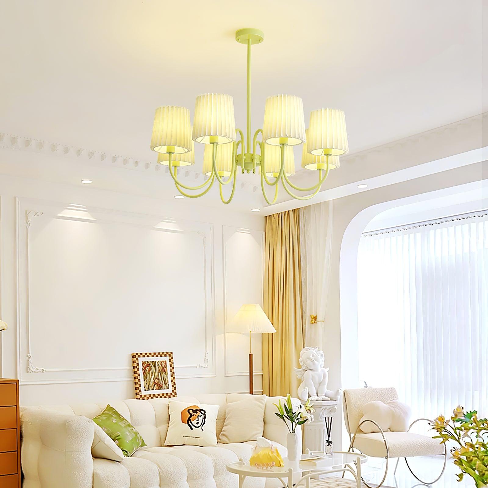 Isolora Fabric Chandelier - Neutralighting