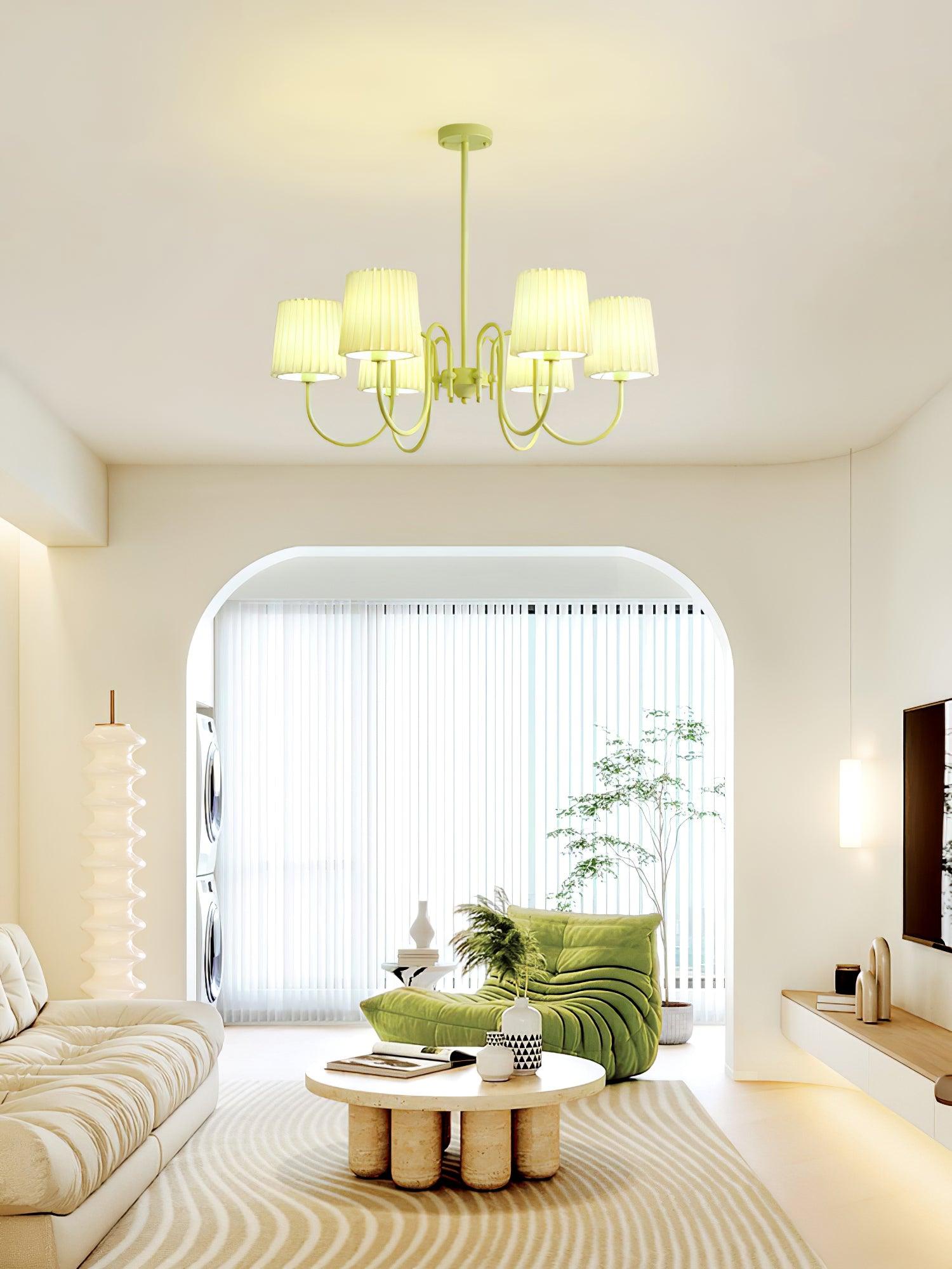 Isolora Fabric Chandelier - Neutralighting