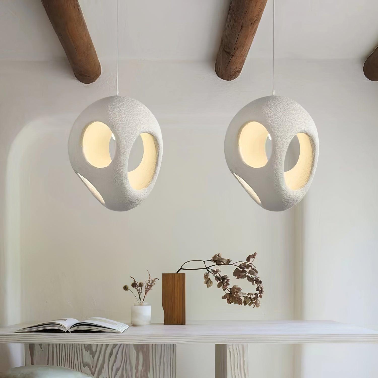 Avlaeara Wabi-Sabi Resin Pendant Light - Neutralighting