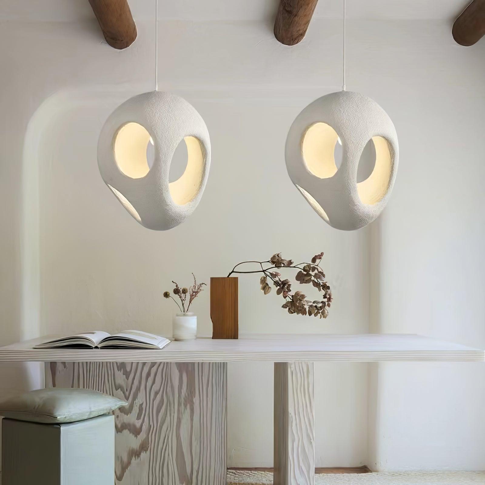 Avlaeara Wabi-Sabi Resin Pendant Light - Neutralighting