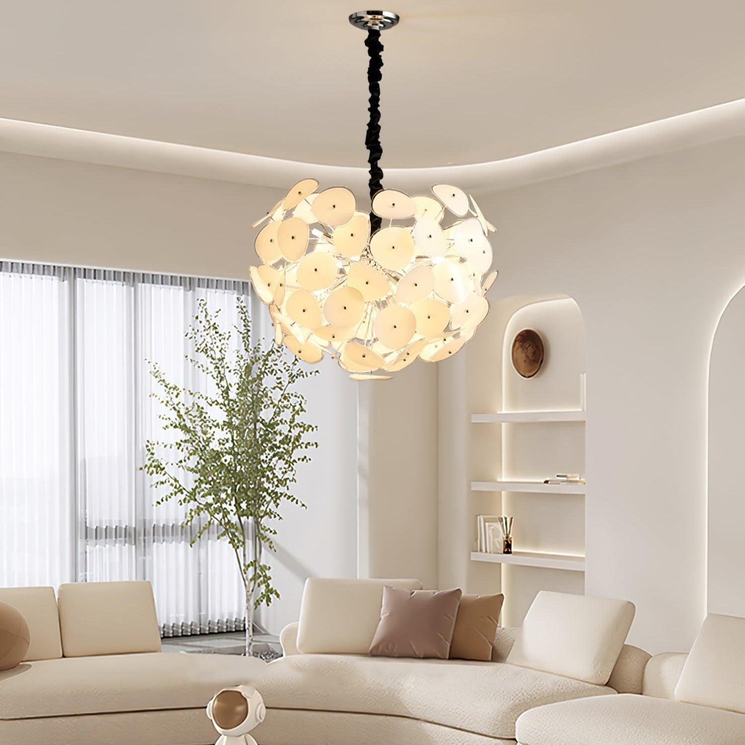 Thera Artistic Glass Globe Chandelier - Neutralighting