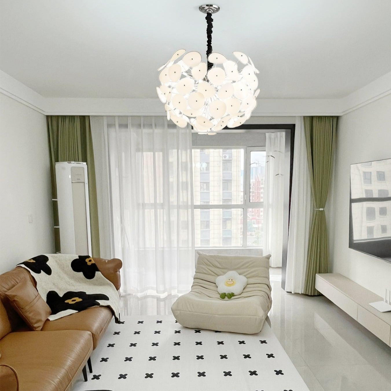 Thera Artistic Glass Globe Chandelier - Neutralighting