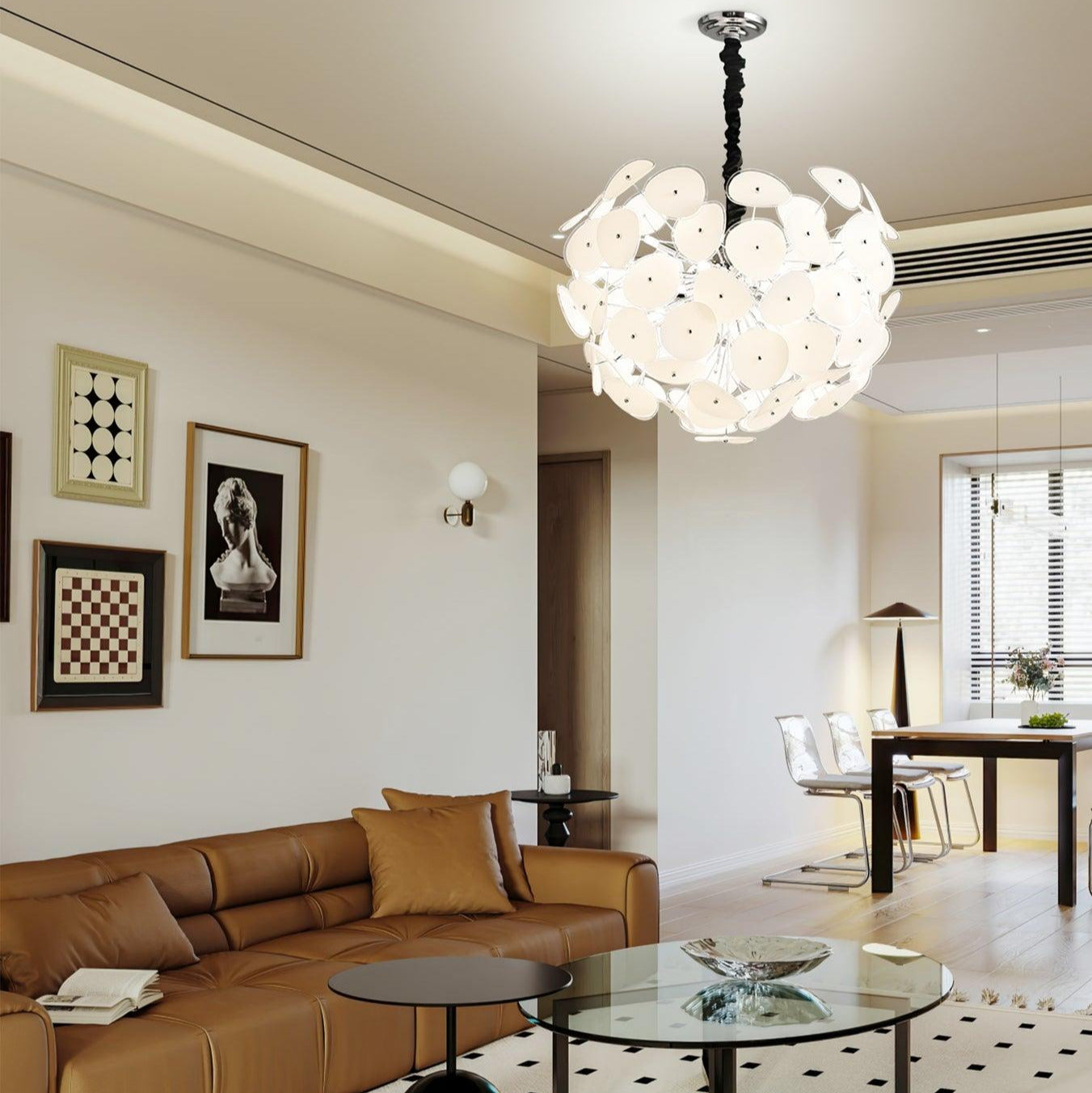 Thera Artistic Glass Globe Chandelier - Neutralighting