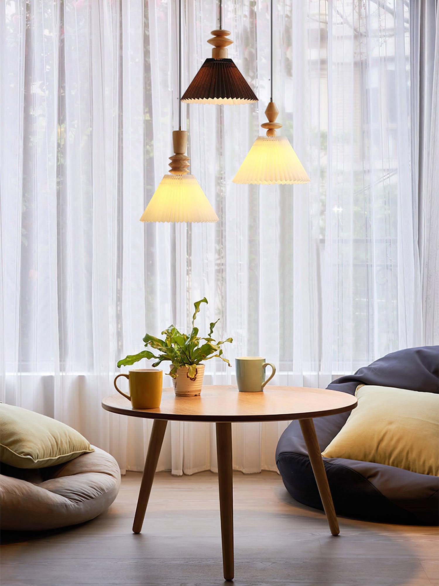 Eurrinion Wood Pendant Light - Neutralighting