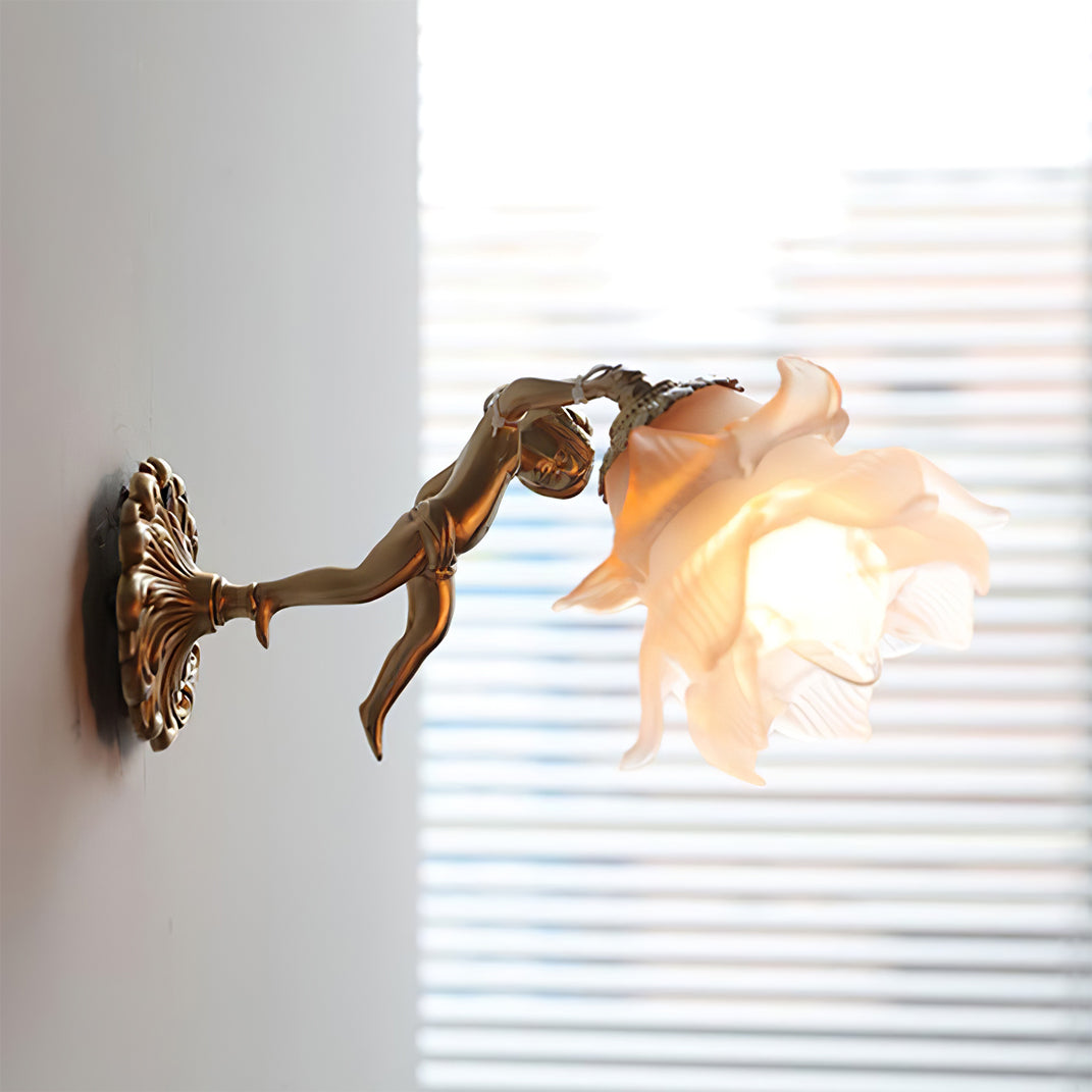 Arque Glass Rose Wall Lamp - Neutralighting
