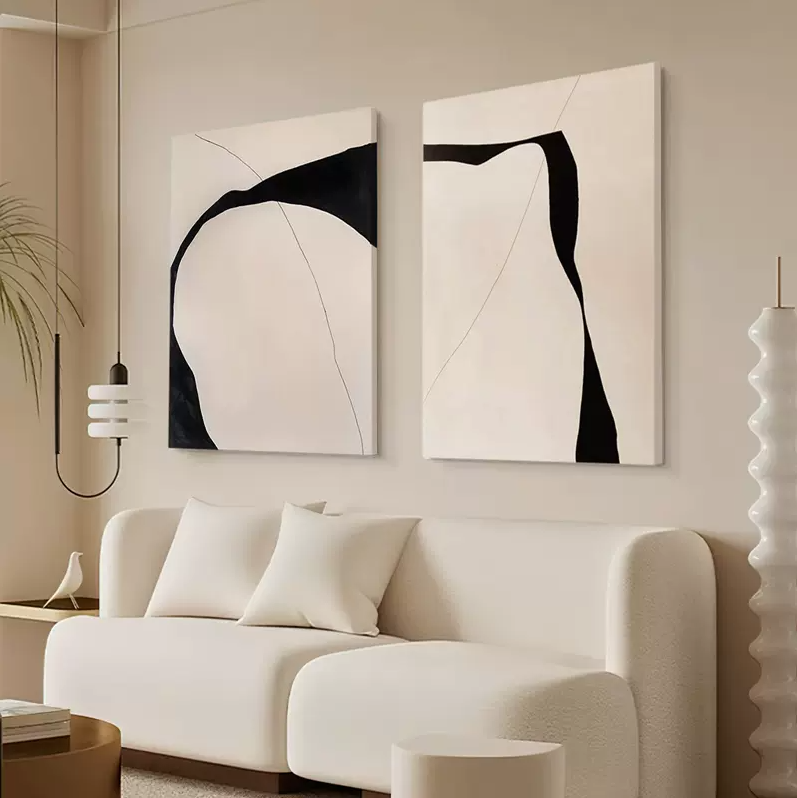 Abstract Painting Set Of 2 SP116 - Neutralighting