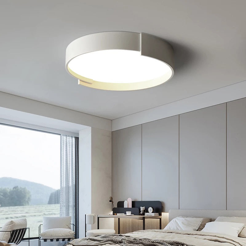 Arisha Modern Round Flush Mount Ceiling Light LED Double Layer - Neutralighting