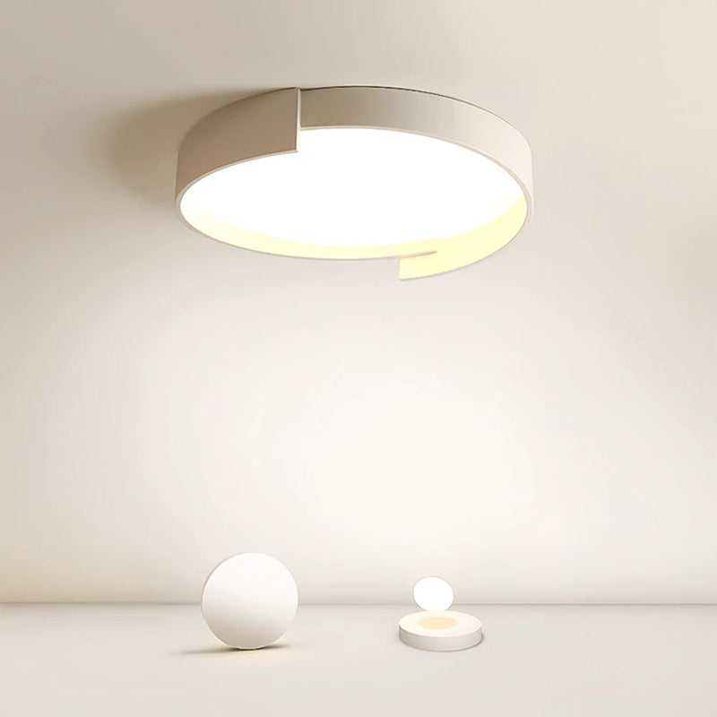 Arisha Modern Round Flush Mount Ceiling Light LED Double Layer - Neutralighting