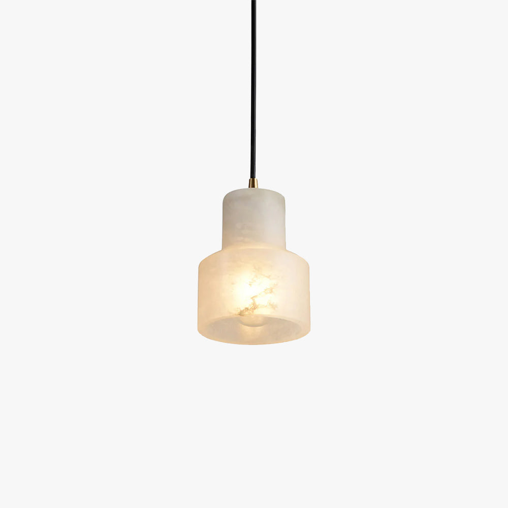 Ritta Alabaster Pendant Light Brass Luxurious - Neutralighting