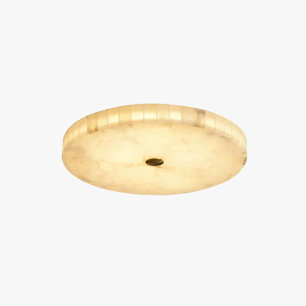 Delya Round Alabaster Ceiling Lamp