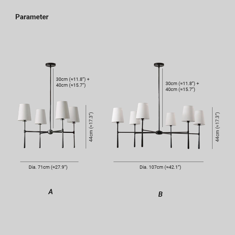 Varenne Round Chandelier - Neutralighting