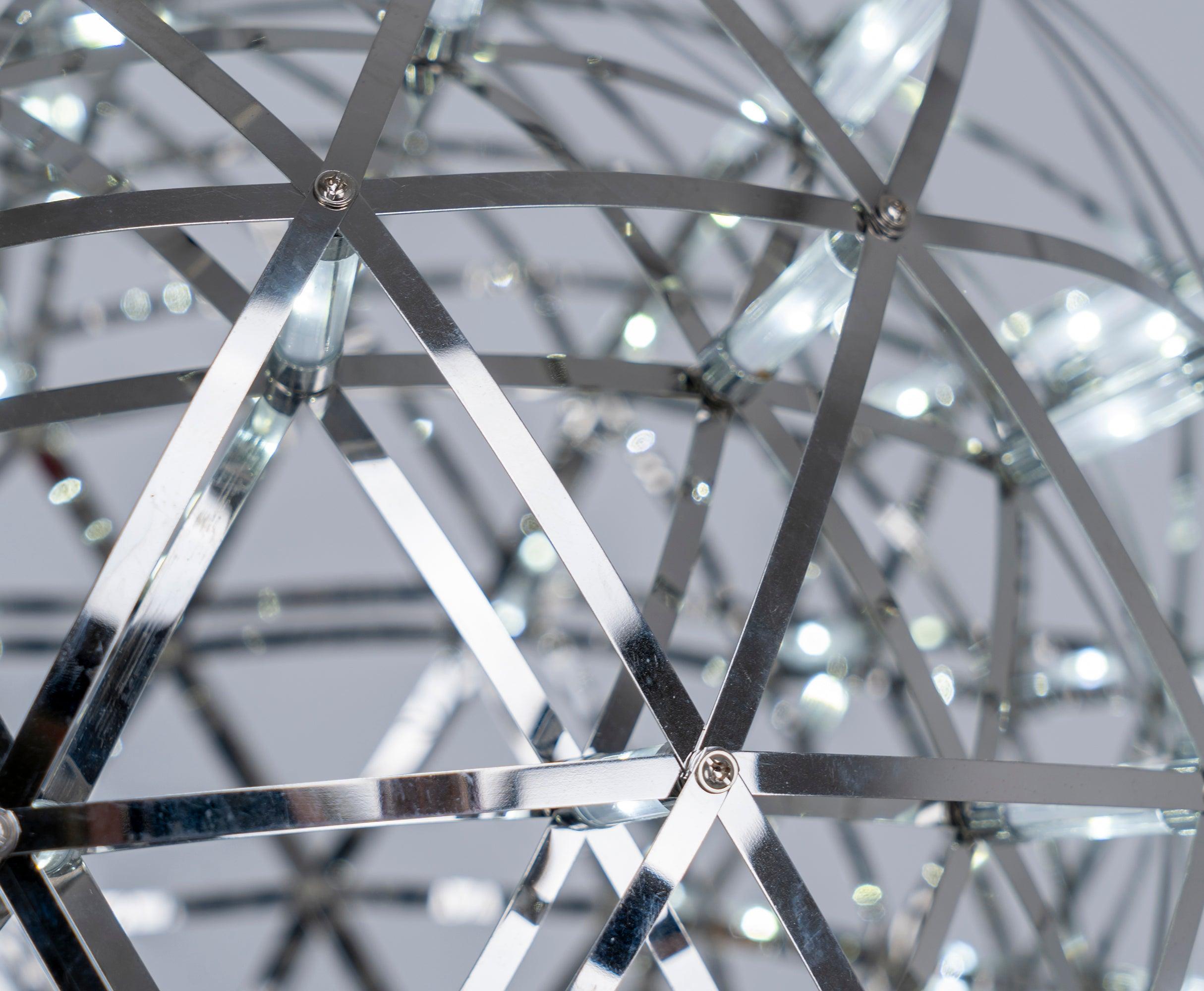 Silver Spark Ball Pendant Light - Blowlighting