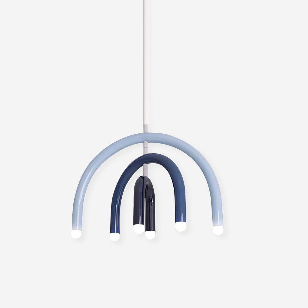 Pendant Lamp Rainbow Modern Metal Arc for Living and Dining Room - Neutralighting
