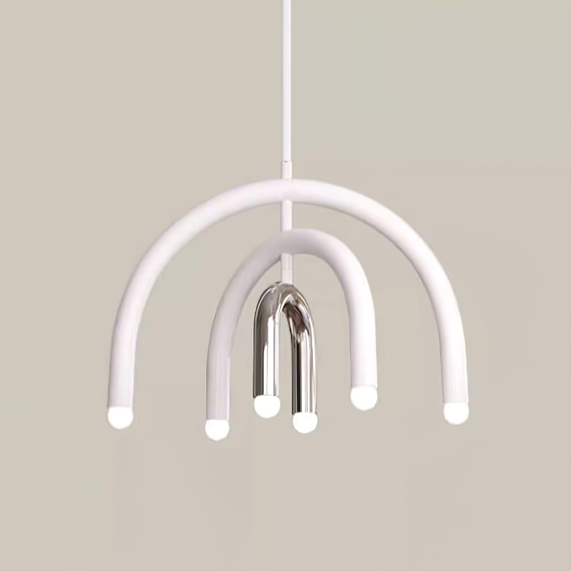 Pendant Lamp Rainbow Modern Metal Arc for Living and Dining Room - Neutralighting