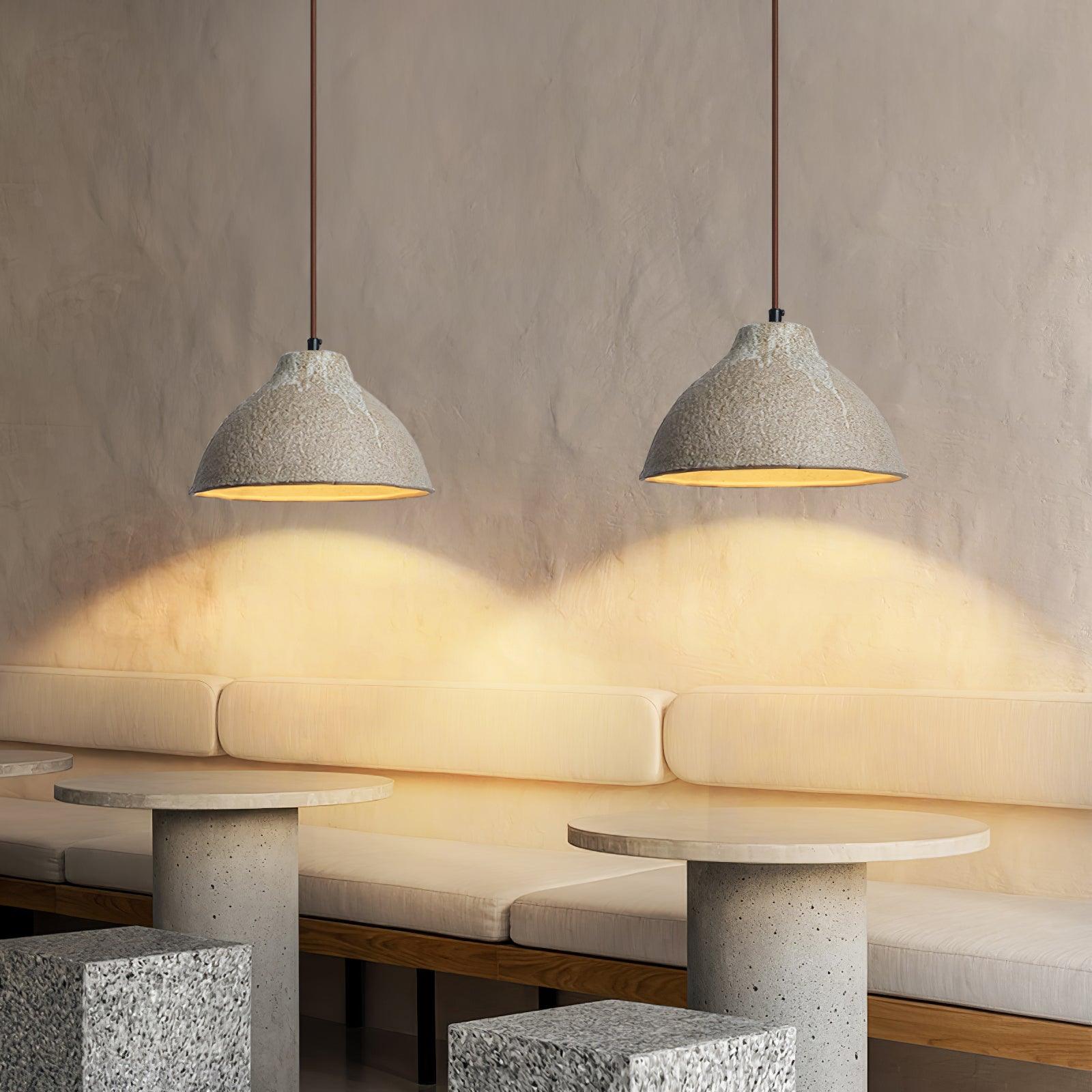 Maple Textured Ceramic Pendant Light - Neutralighting