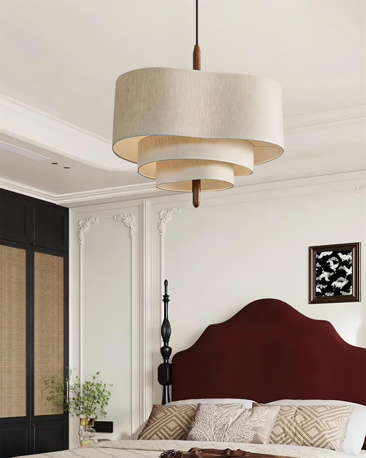 Ophel Green Fabric Pendant Lamp - Neutralighting
