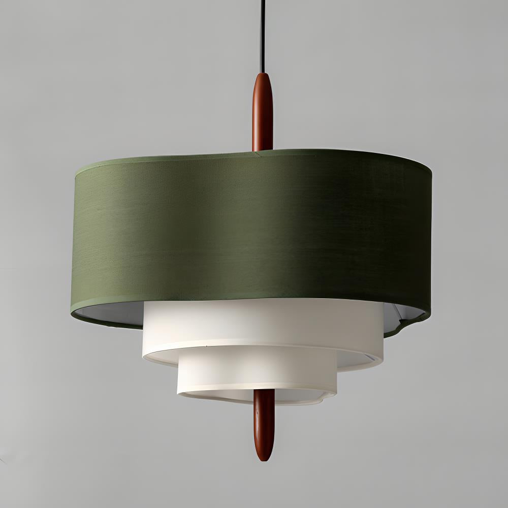 Ophel Green Fabric Pendant Lamp - Neutralighting