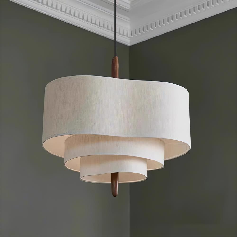 Ophel Green Fabric Pendant Lamp - Neutralighting