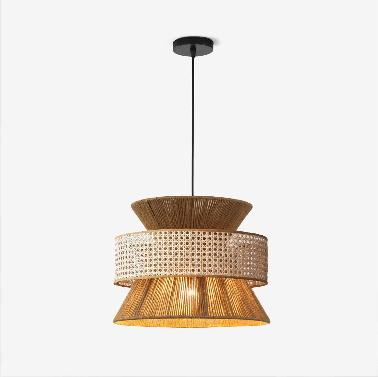 Ophelia Woven Rattan Pendant Light - Neutralighting