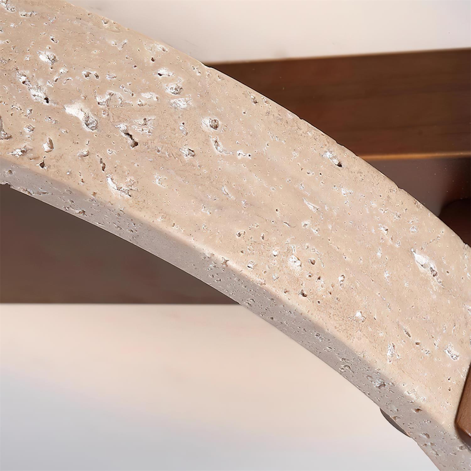 Ritta Natural Travertine Ceiling Lamp - Neutralighting