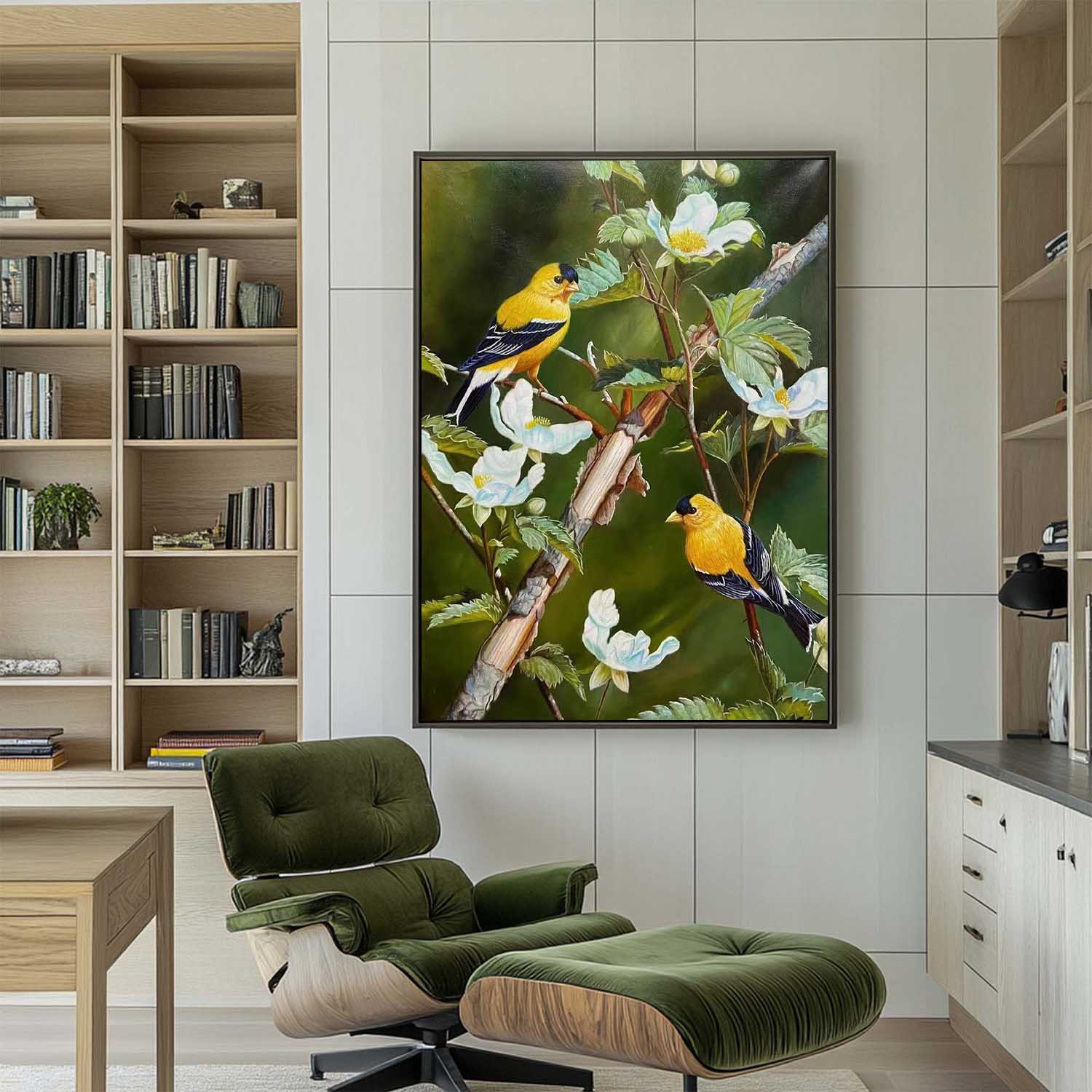 Modern Hummingbird Art ABAV617 - Neutralighting