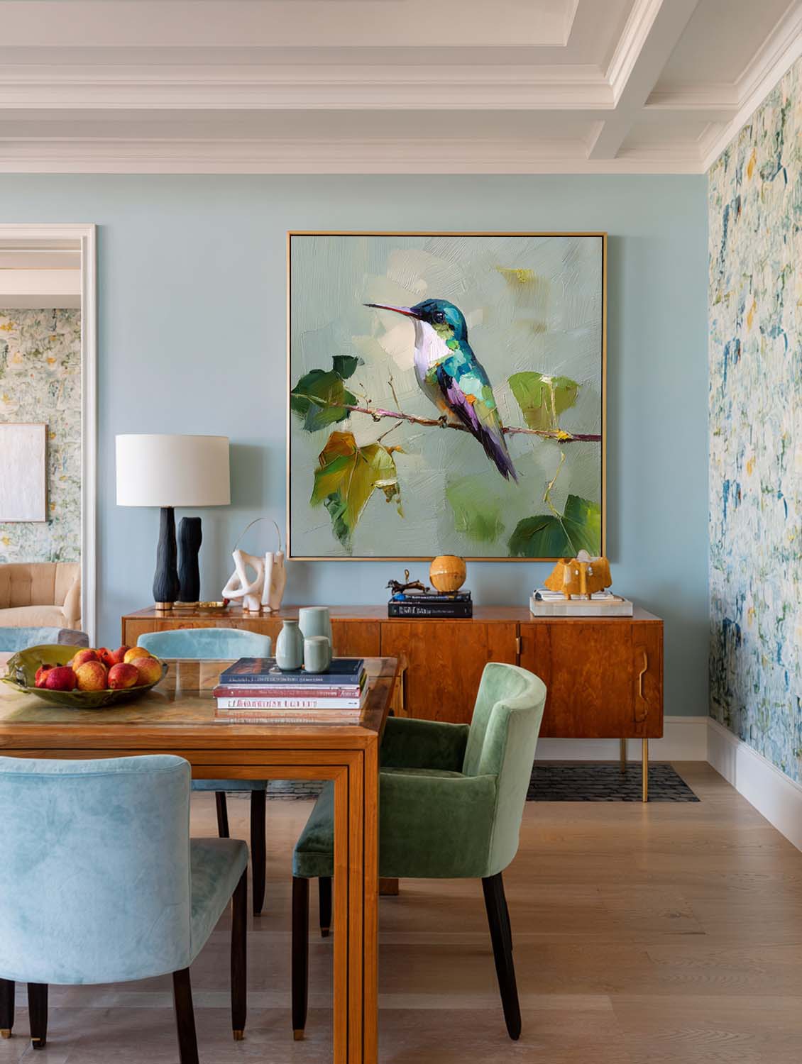 Modern Hummingbird Art ABAS320 - Neutralighting