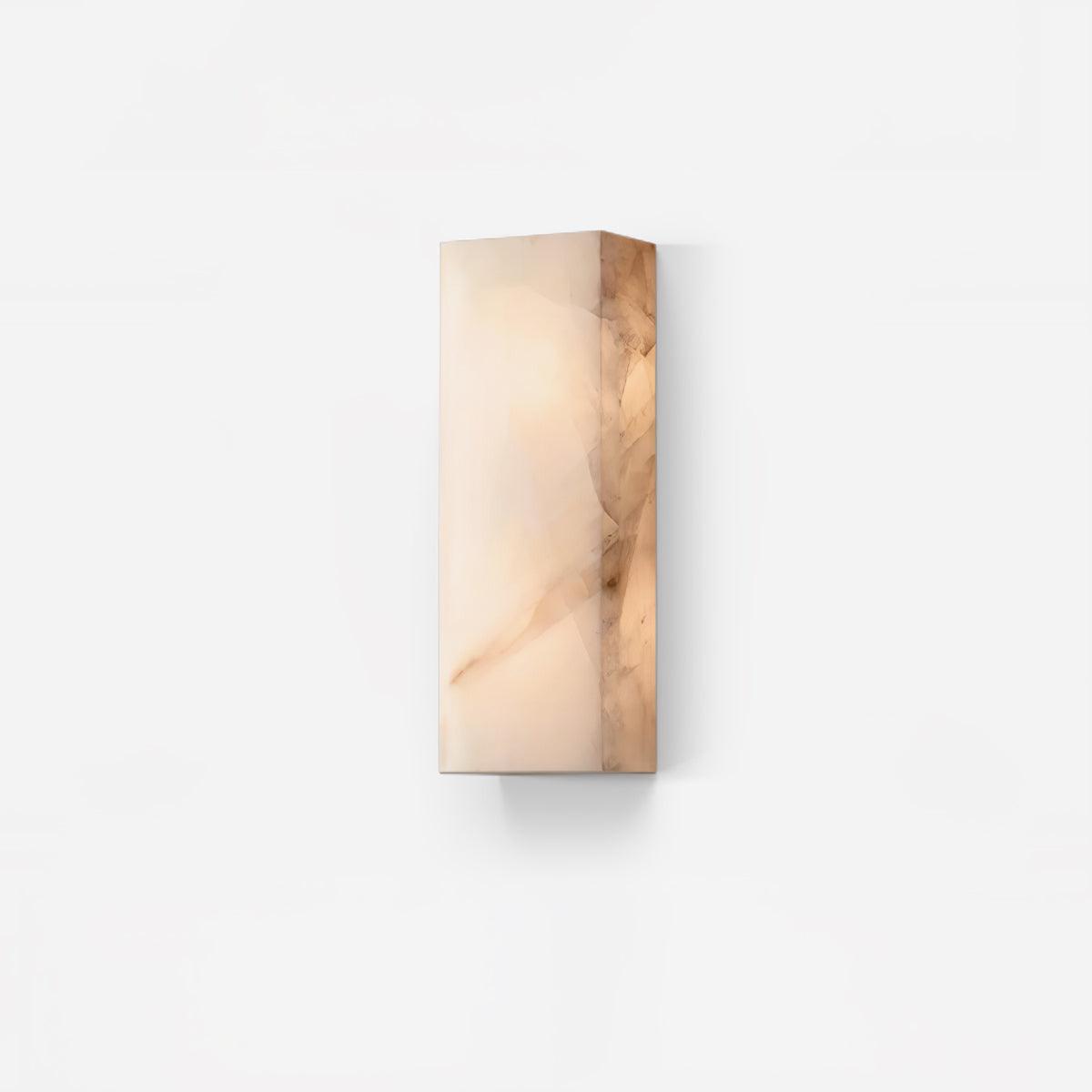 Orvian Minimalist Alabaster Outdoor Wall Light - Neutralighting