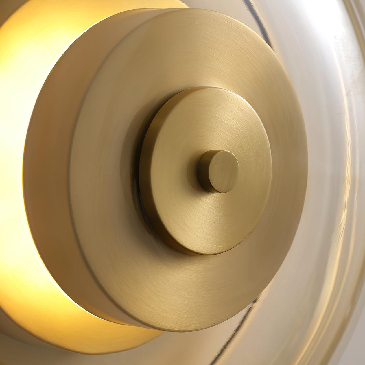 Elysso Brass Circular Wall Lamp - Neutralighting