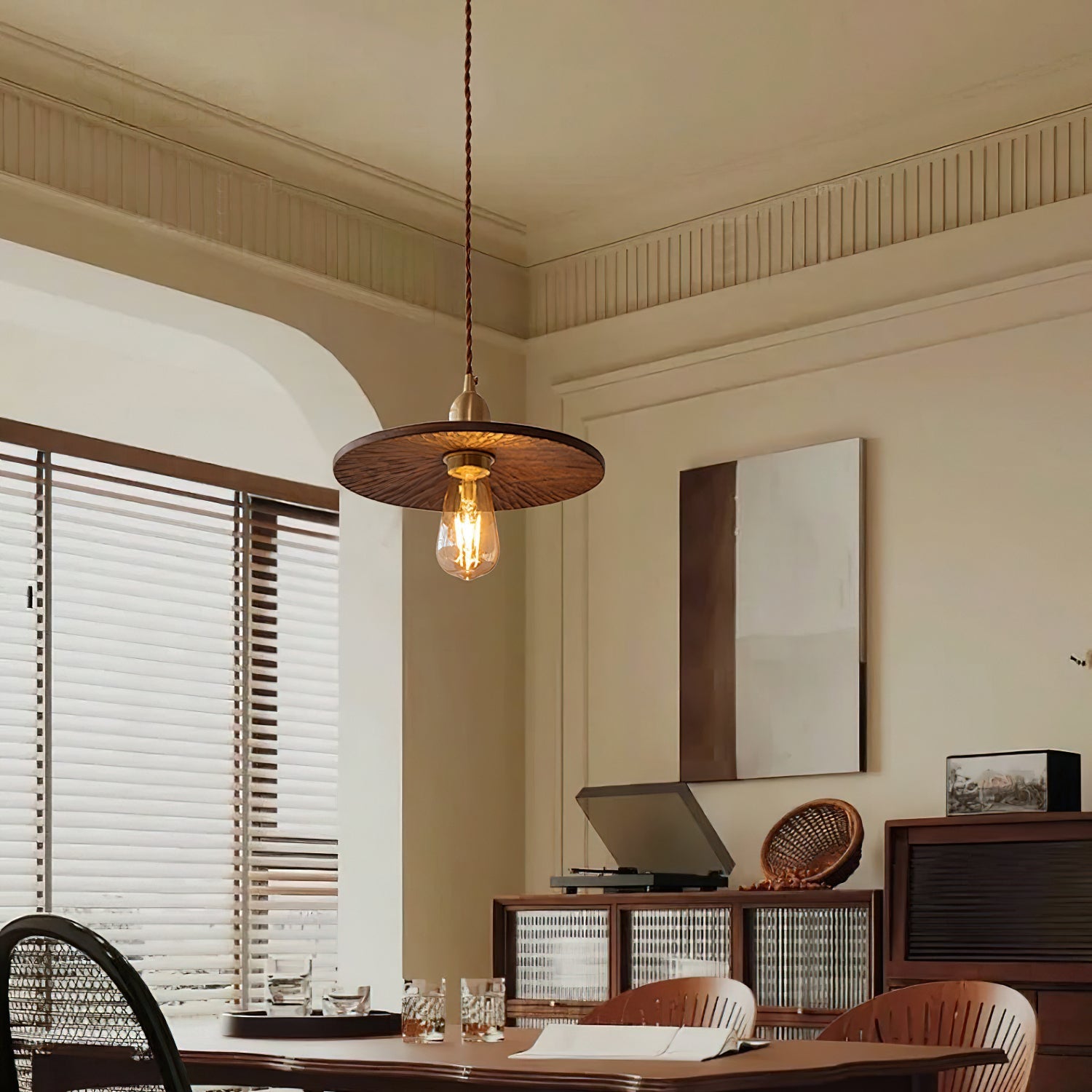 Rei Wood Pendant Lamp - Neutralighting