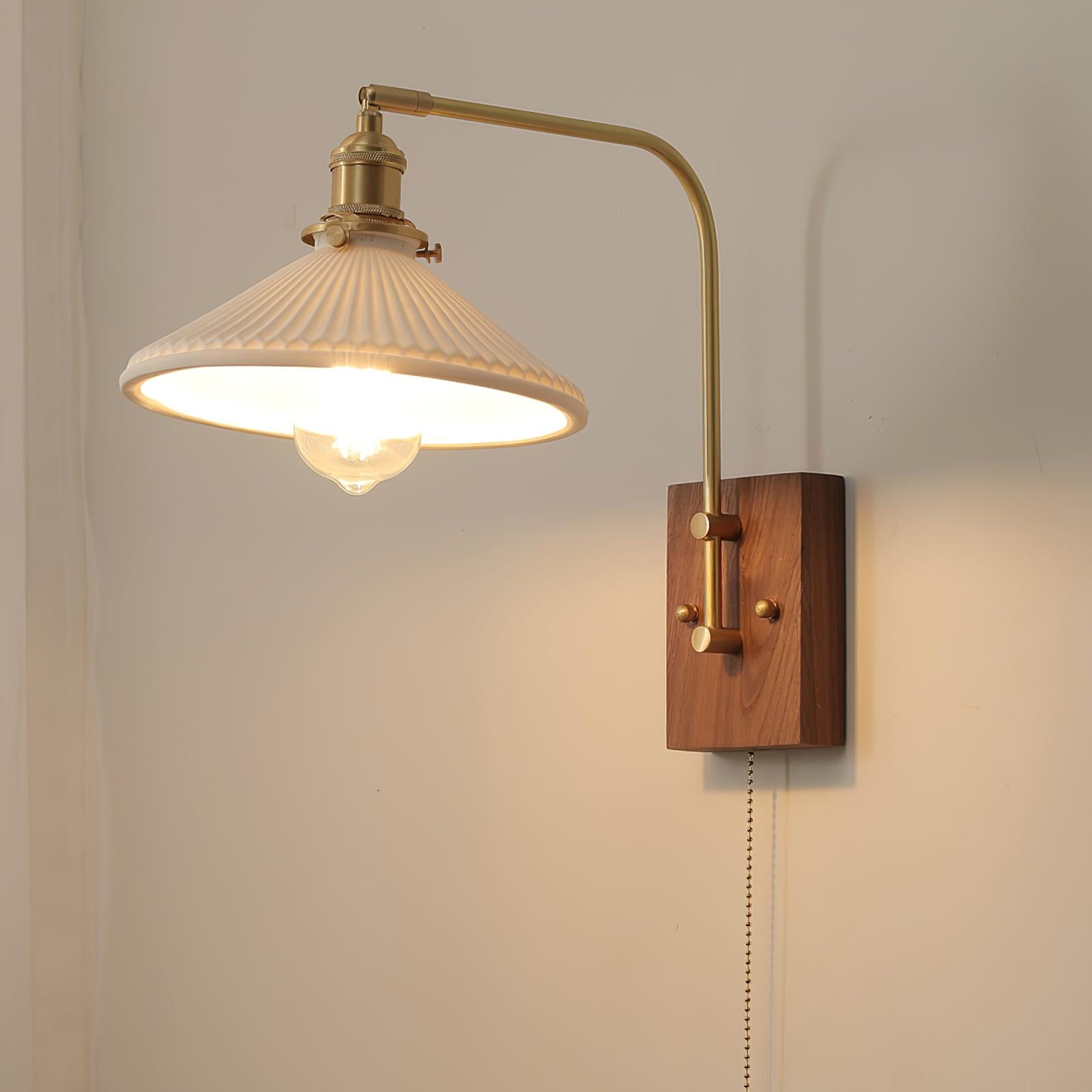 Fayel Pleated Shade Wall Lamp - Neutralighting