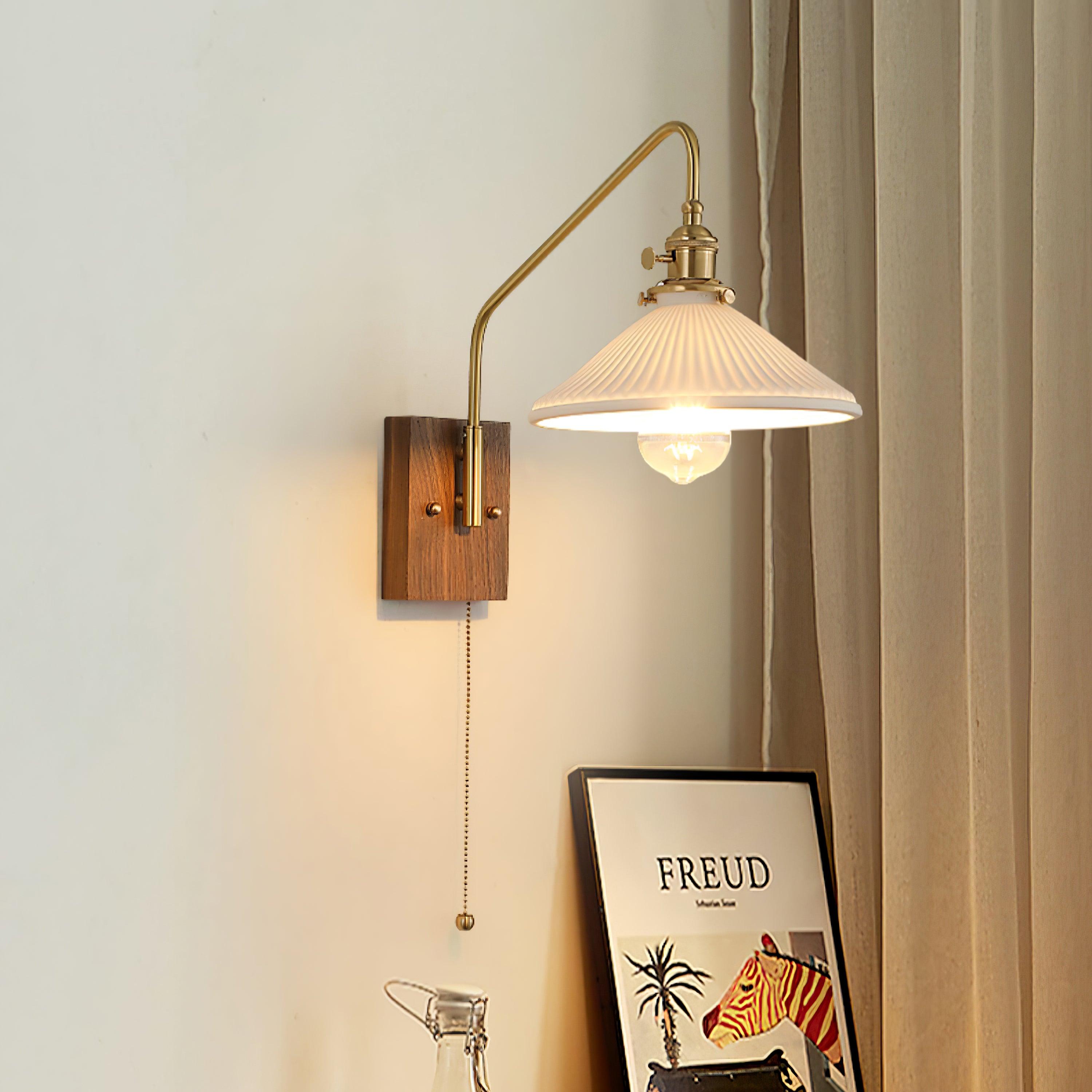Fayel Pleated Shade Wall Lamp - Neutralighting