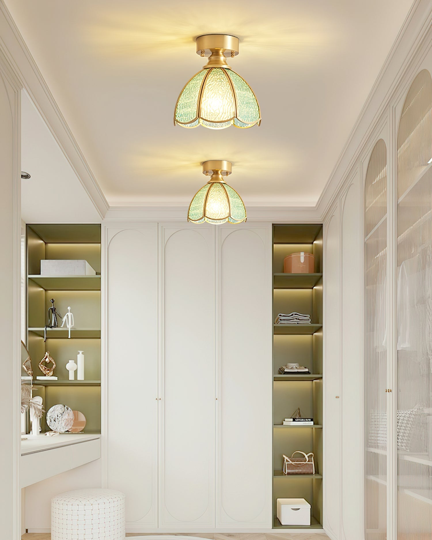 Civelle Tiffany Style Stained Glass Ceiling Light - Neutralighting